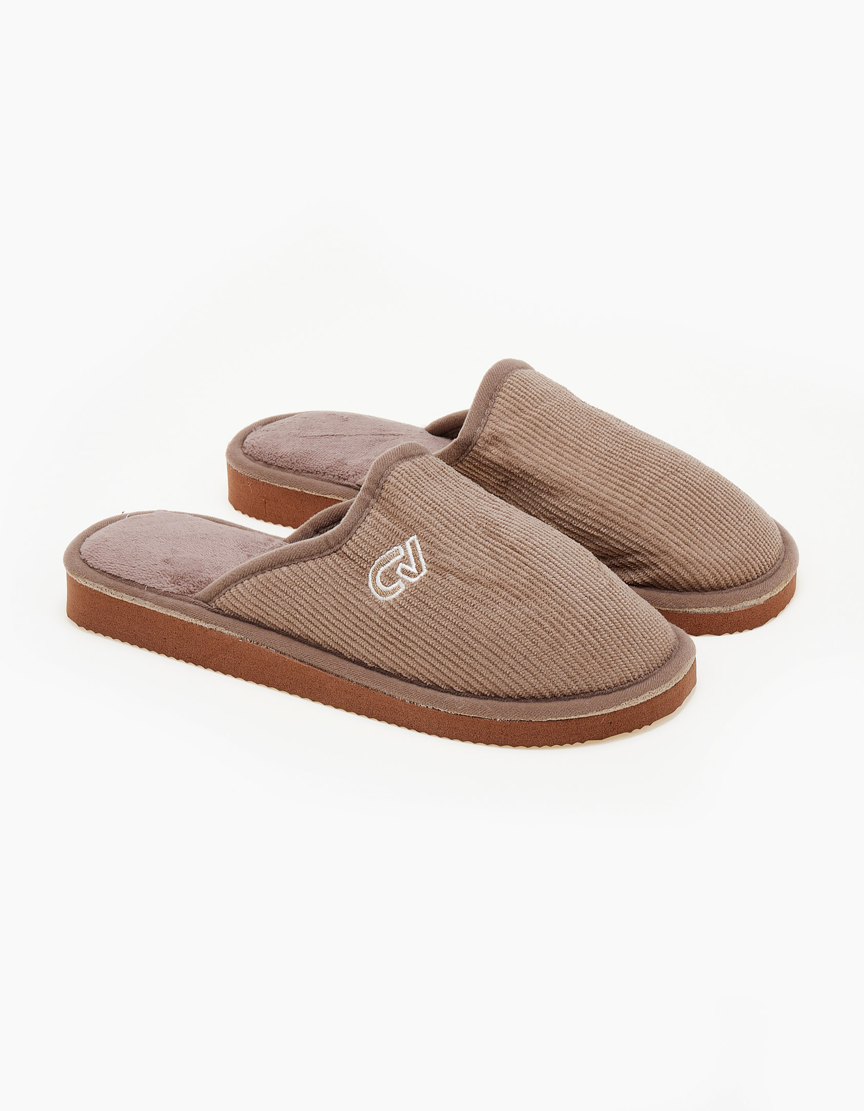 Ανδρικές παντόφλες - Καφέ