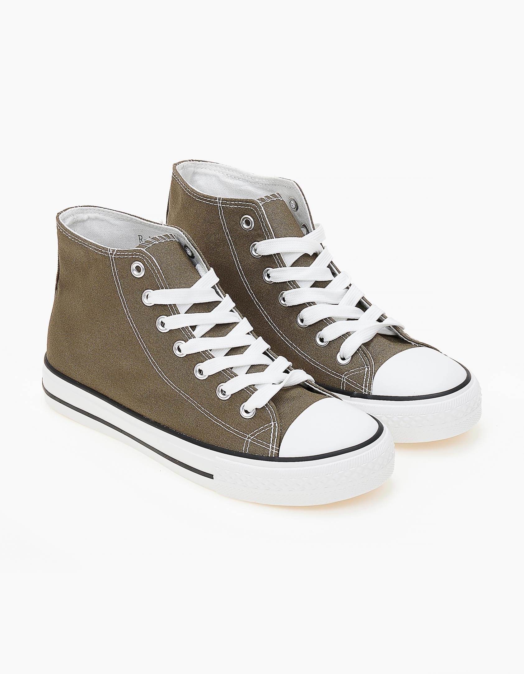 Issue Basic ψηλά sneakers πάνινα - Χακί