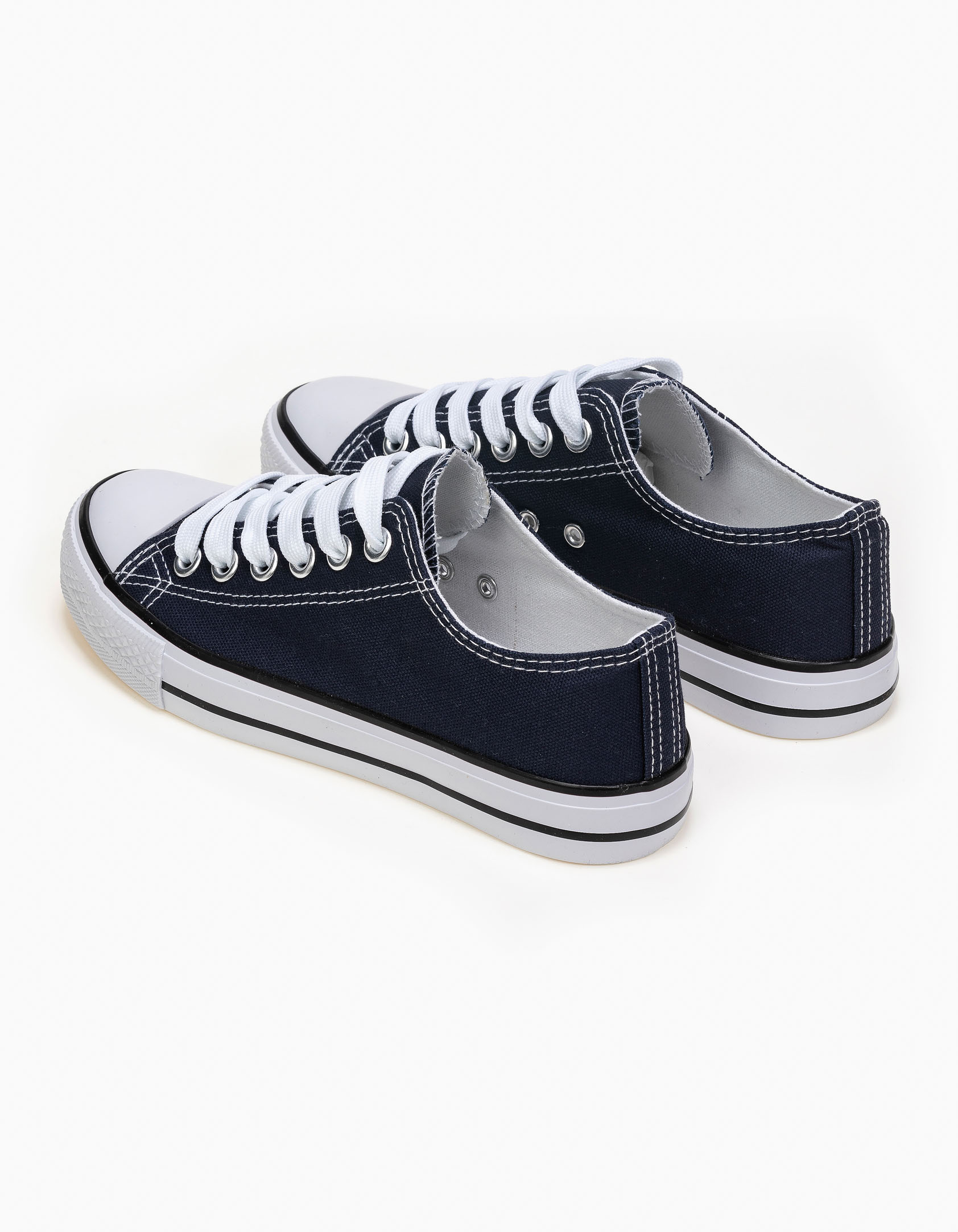 Basic sneakers πάνινα - Μπλε φωτογραφία