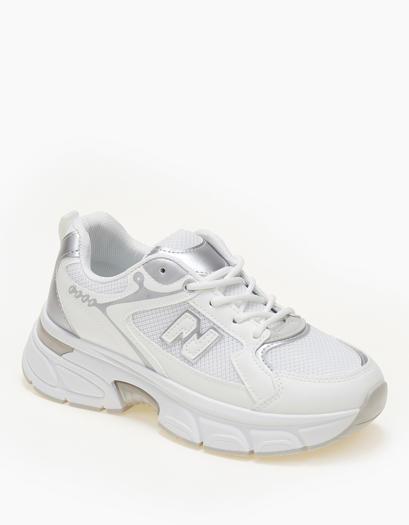 Issue Chunky sneakers με διχρωμία - Λευκό