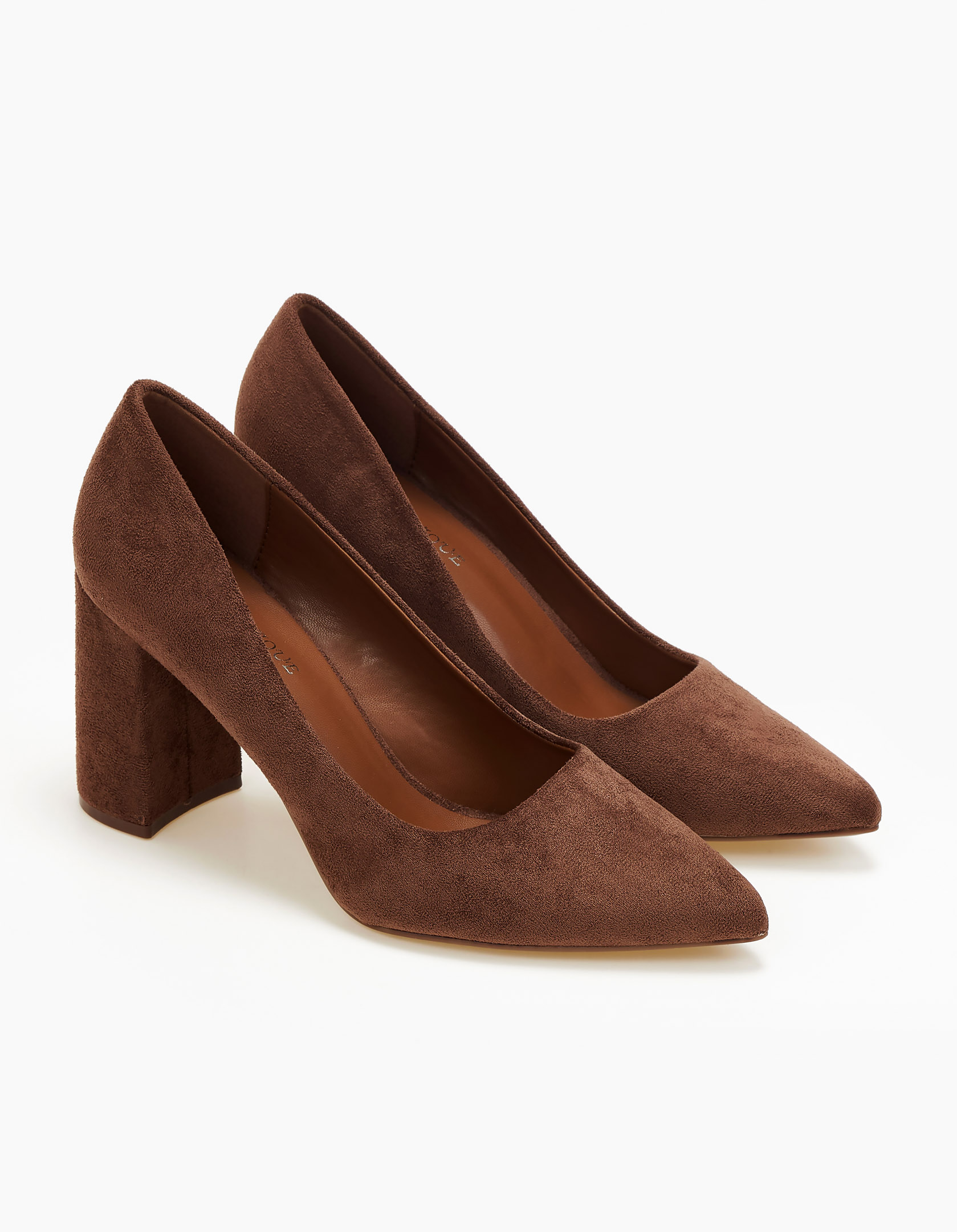 Γόβες με suede υφή - Πούρο