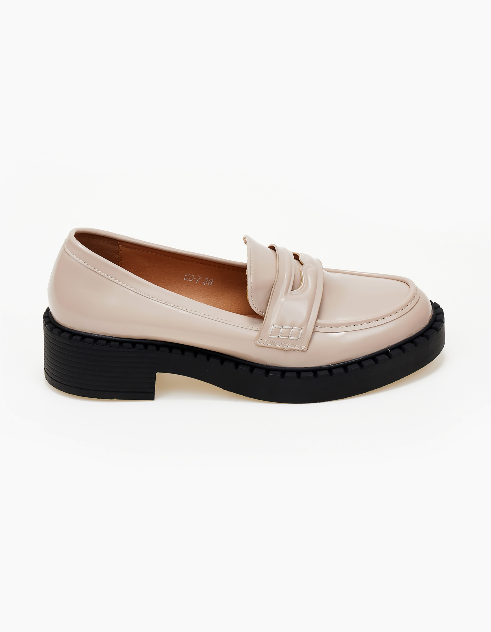 Loafers basic - Μπεζ φωτογραφία