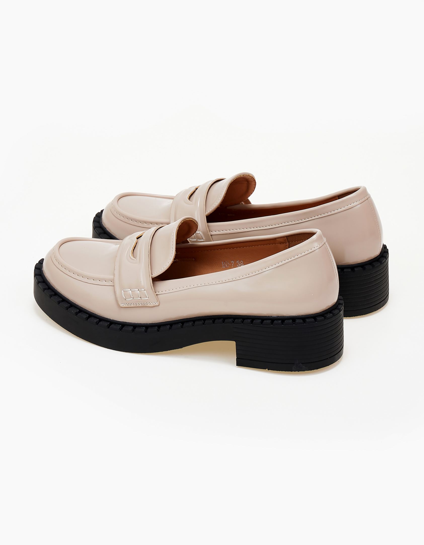 Loafers basic - Μπεζ φωτογραφία