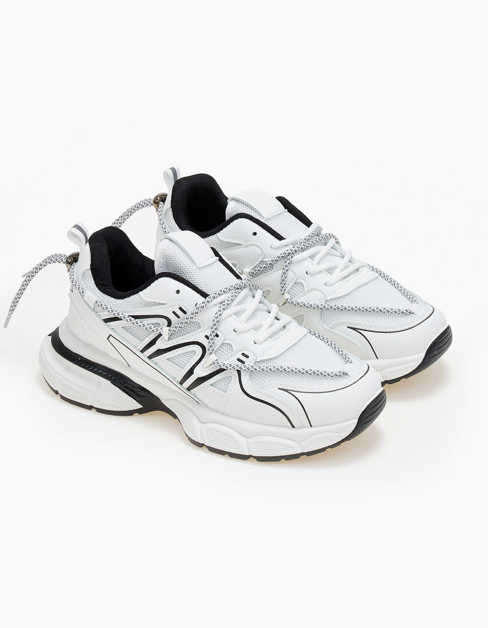 Παπούτσια > Sneakers Sneakers με συνδυασμό χρωμάτων - Λευκό