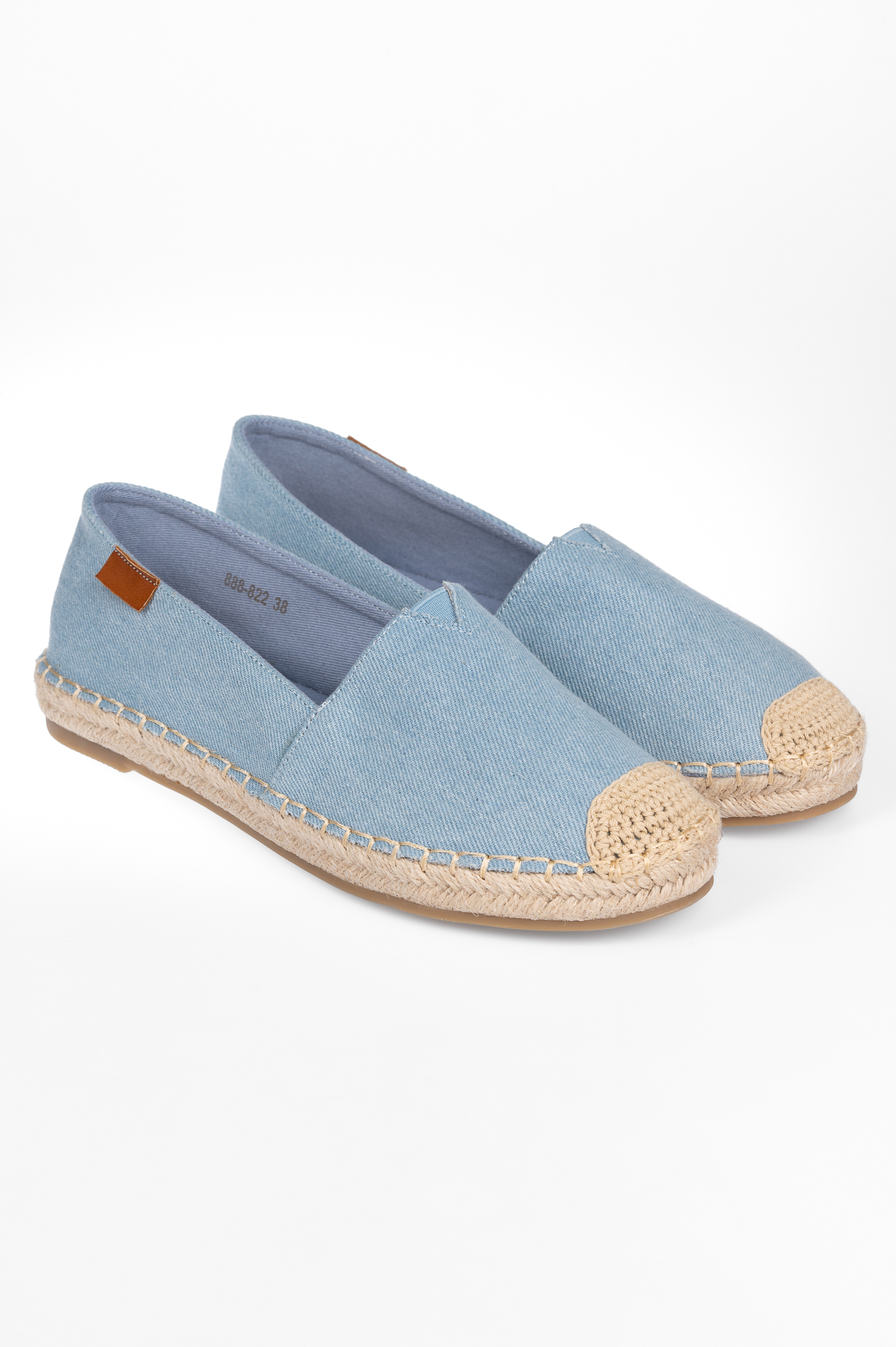 Suede εσπαντρίγιες με ραφές - Τζιν