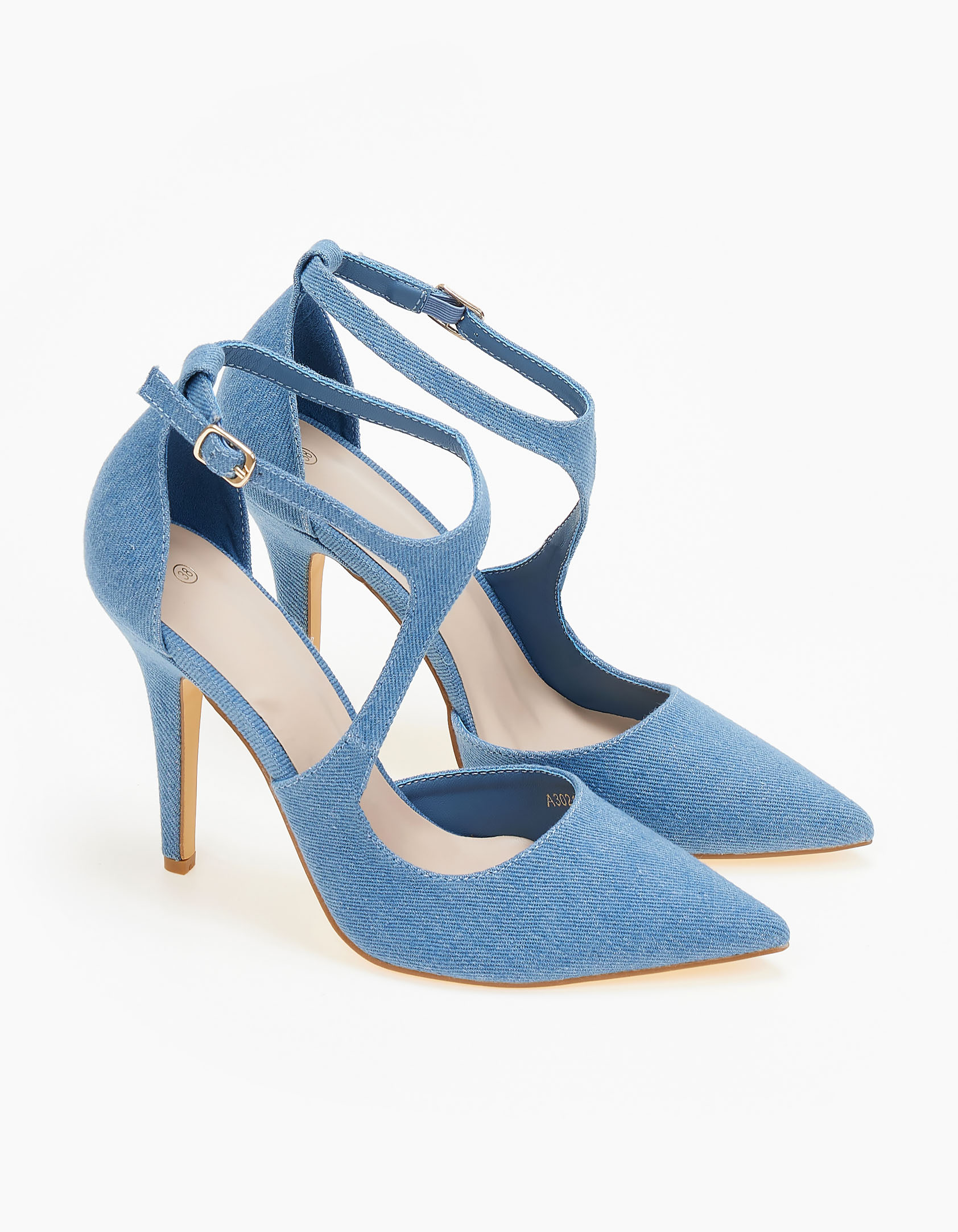 Παπούτσια > Γόβες Γόβες με ιδιαίτερο κόψιμο - Μπλε