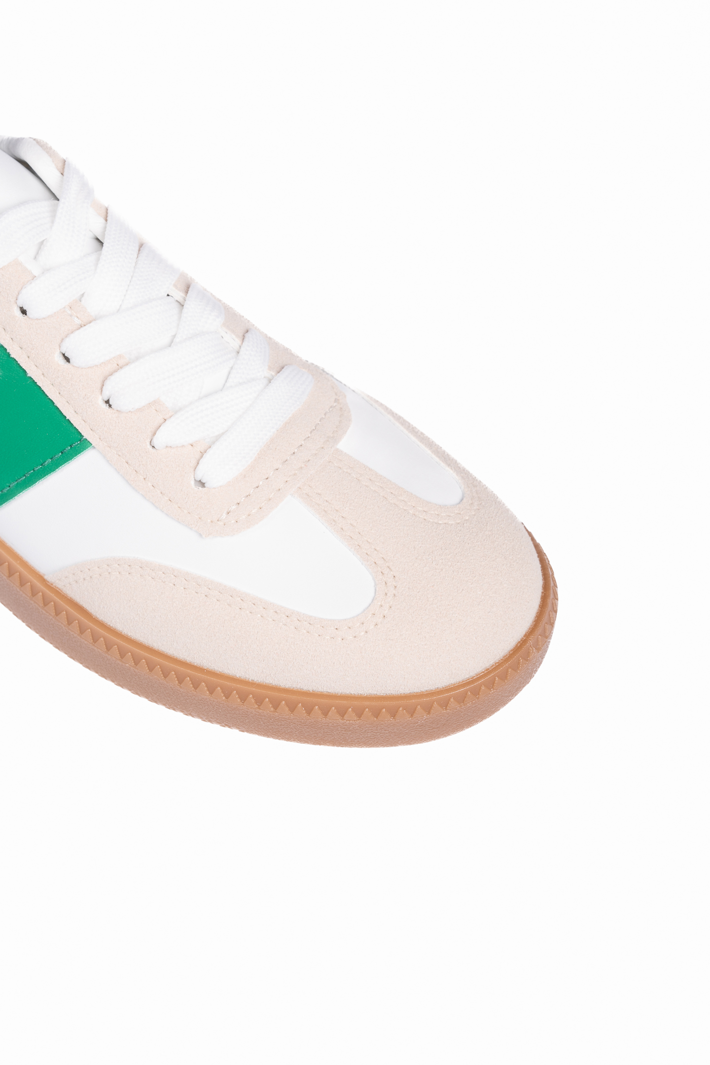 Γυναικεία sneakers με συνδυασμό υλικών - Πράσινο φωτογραφία