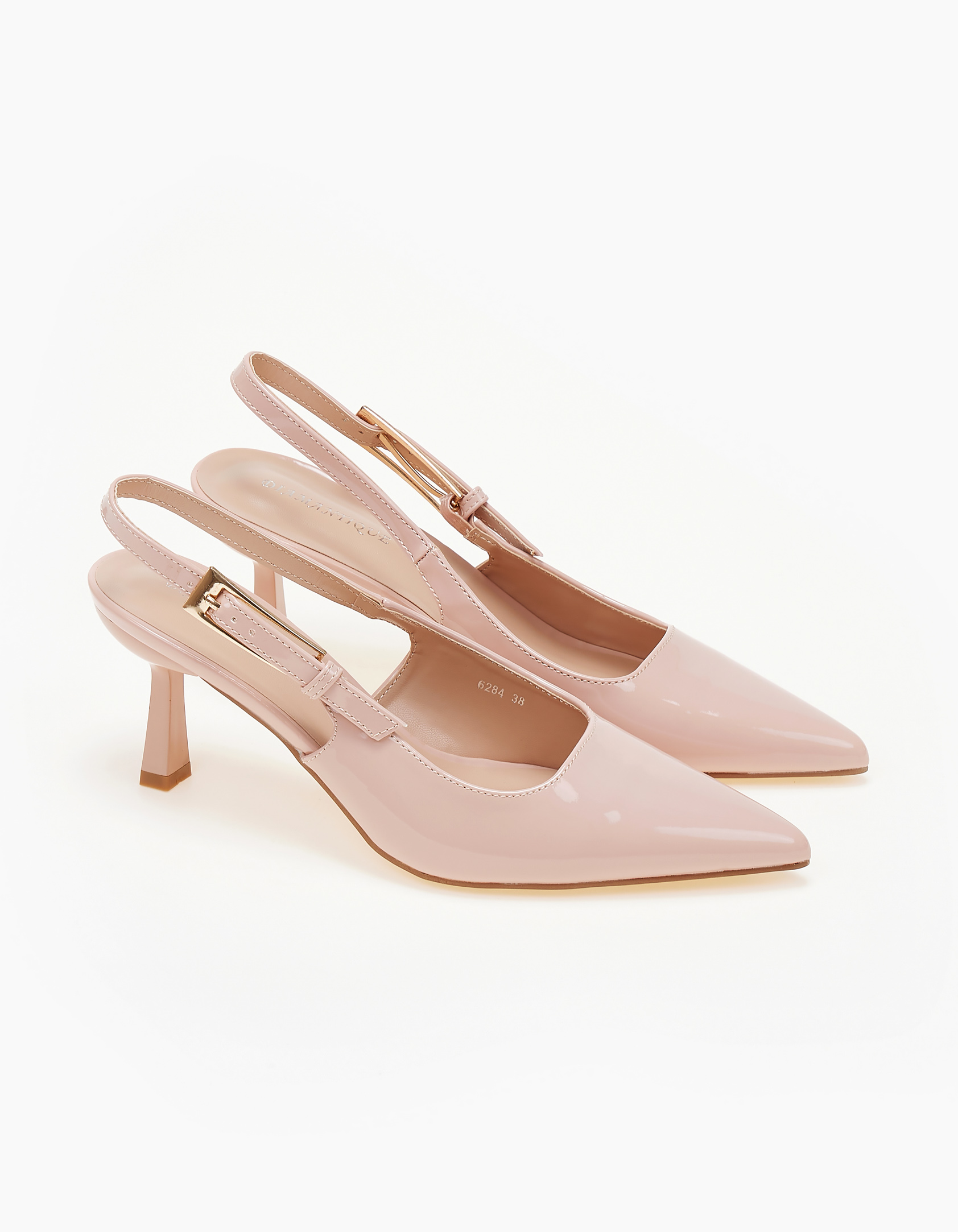 Issue Open heel μυτερές γόβες - Μπεζ