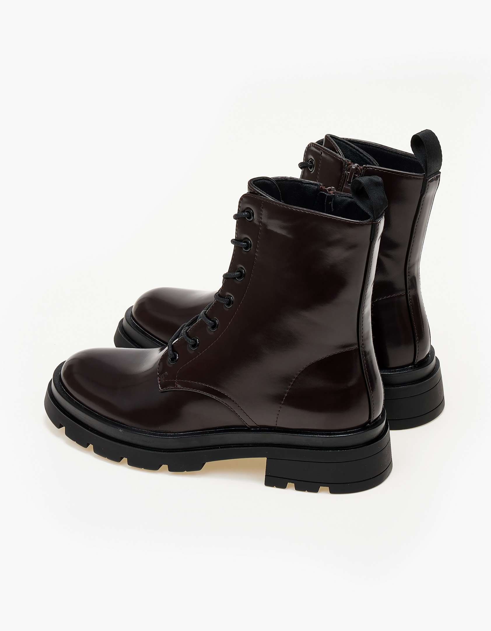 Αρβυλάκια basic με φερμουάρ - Μπορντώ φωτογραφία