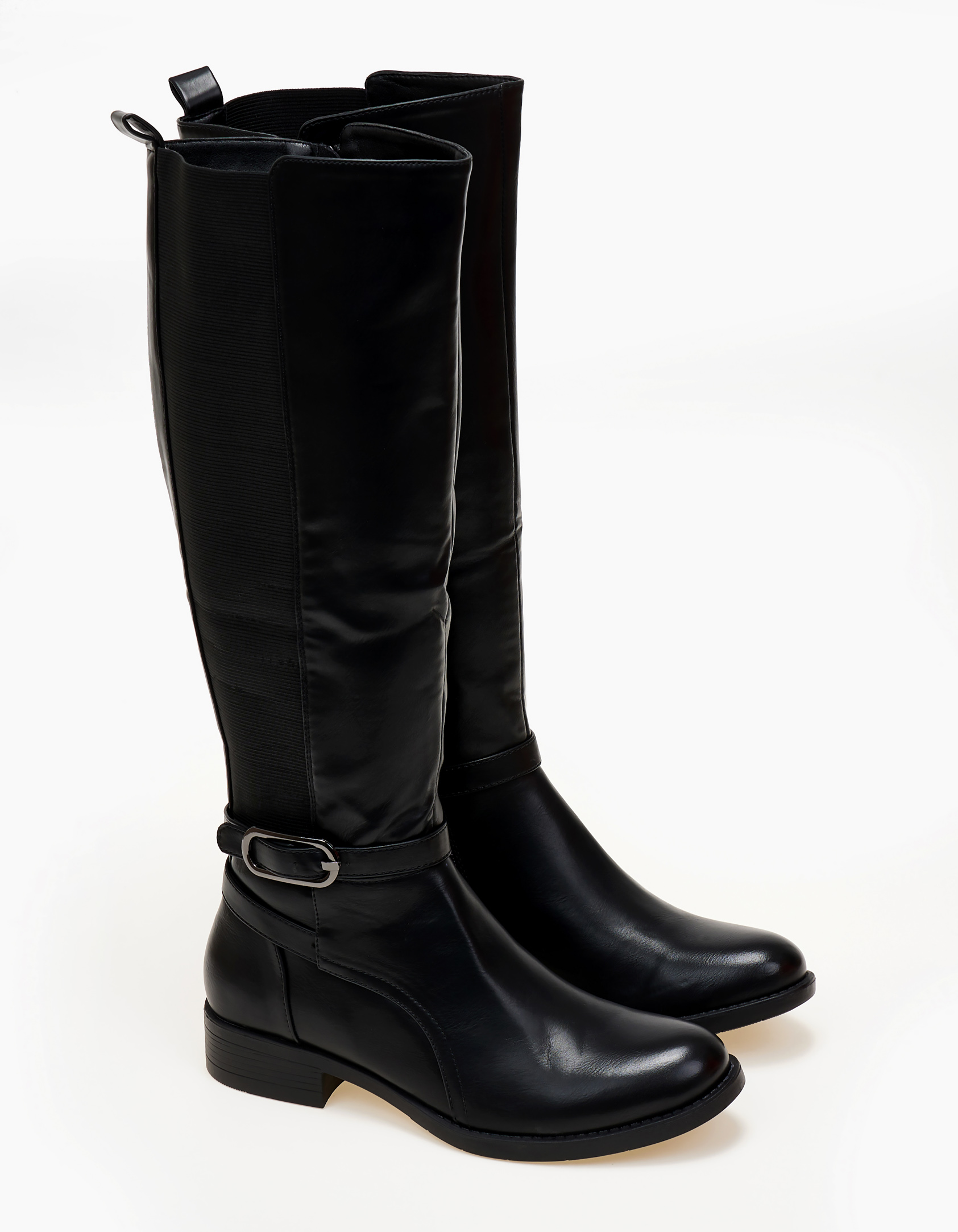 Μπότες ιππασίας με λάστιχο - Μαύρο