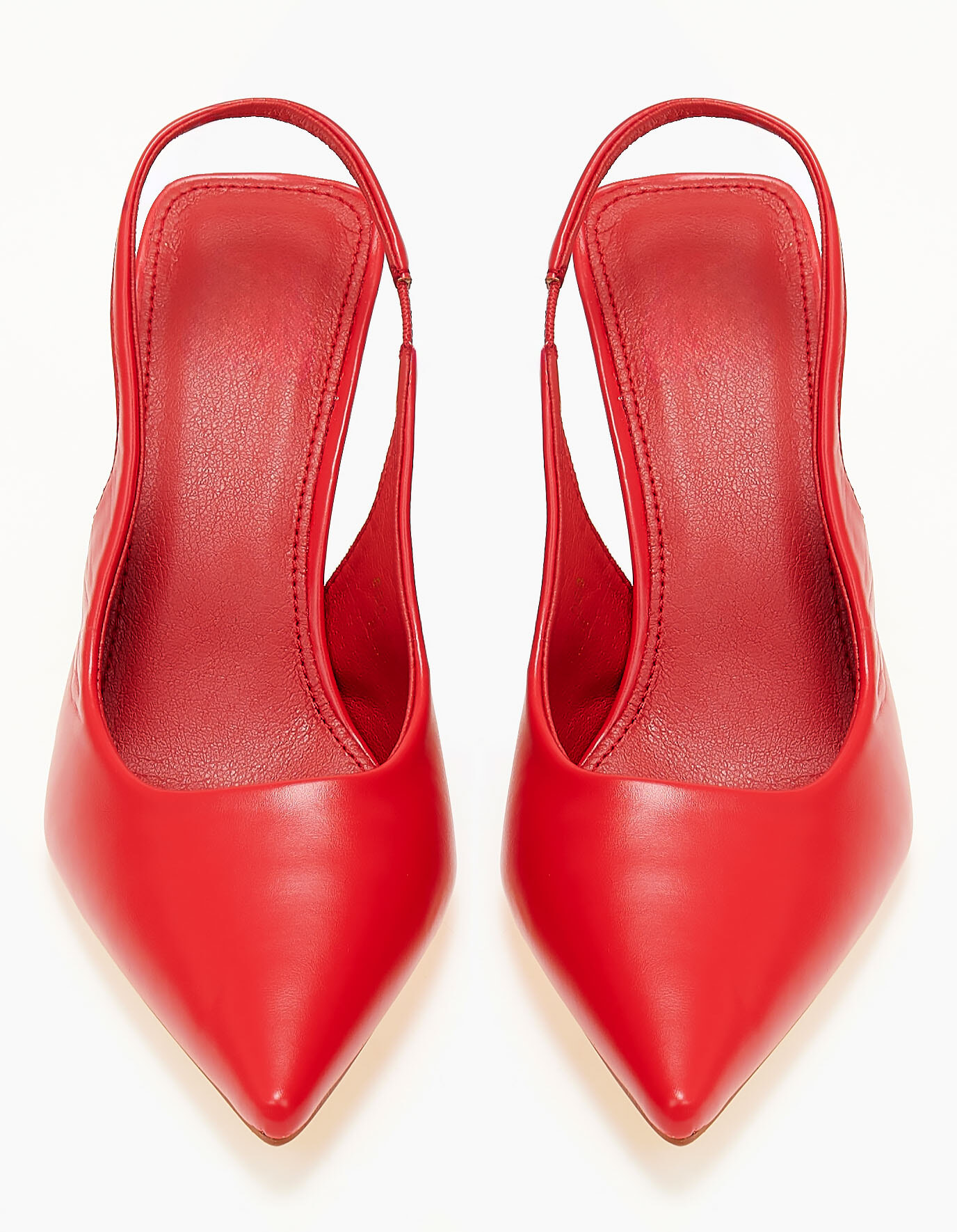 Open heel ψηλές γόβες - Κόκκινο φωτογραφία