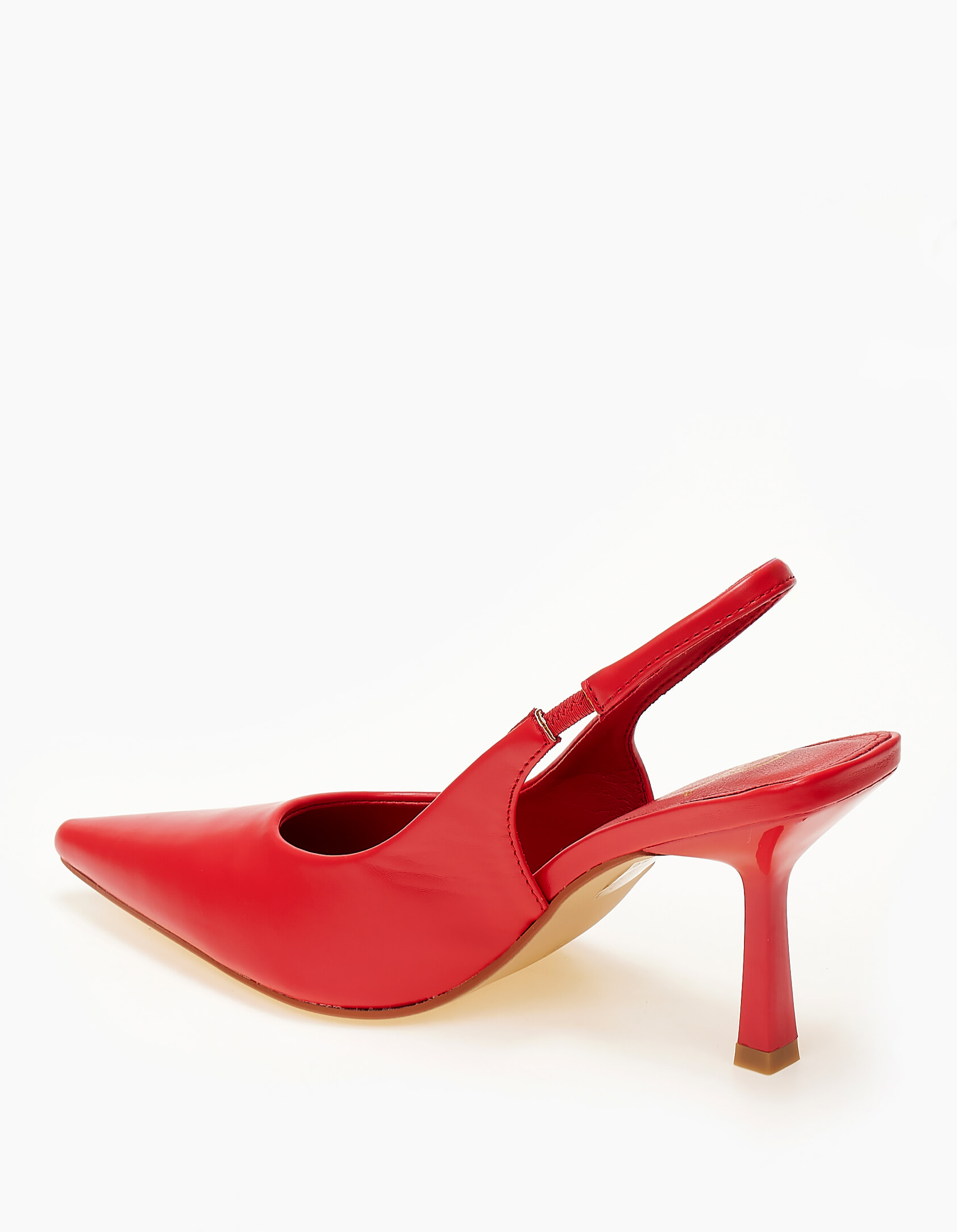 Open heel ψηλές γόβες - Κόκκινο φωτογραφία