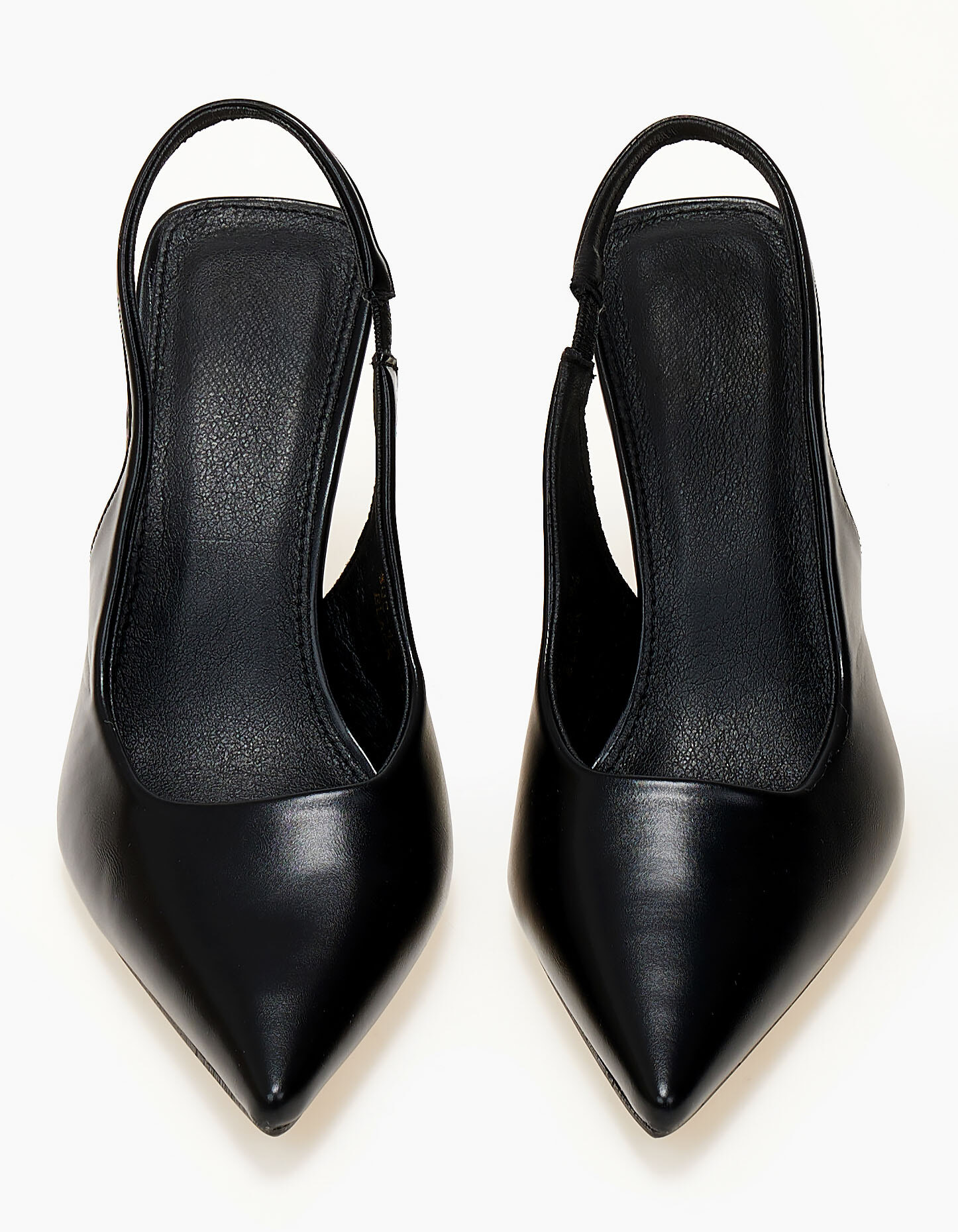 Open heel ψηλές γόβες - Μαύρο φωτογραφία