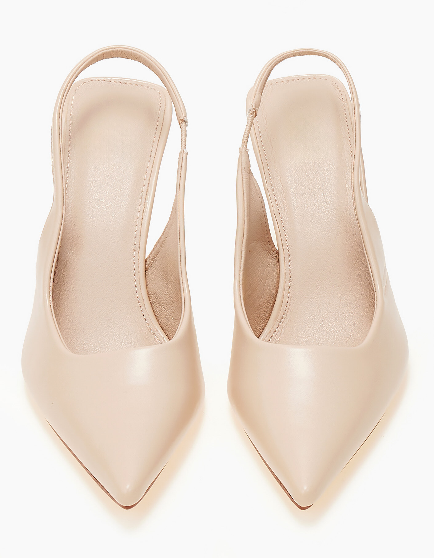 Open heel ψηλές γόβες - Μπεζ φωτογραφία