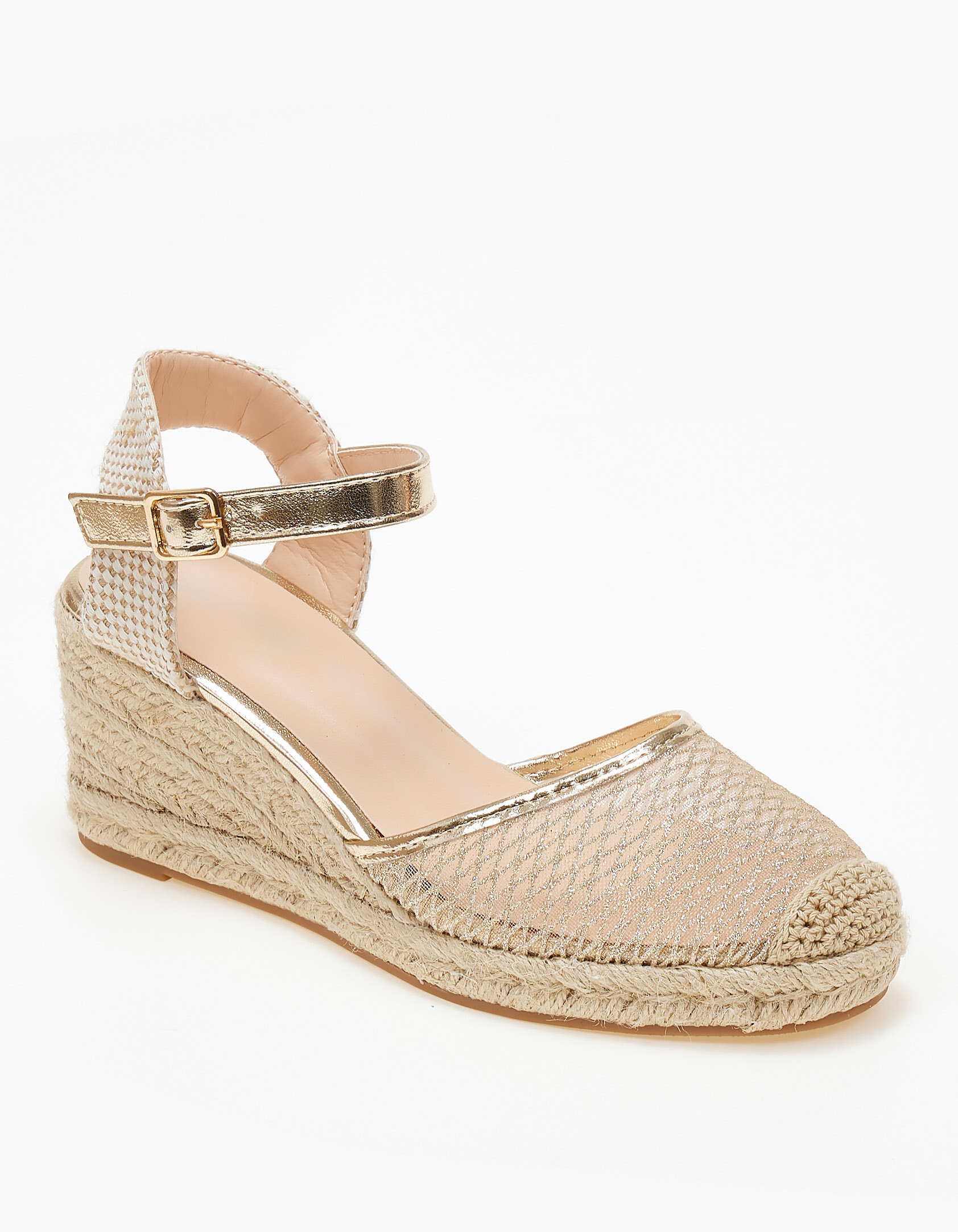 Εσπαντρίγιες πλατφόρμες με δίχτυ - Χρυσό