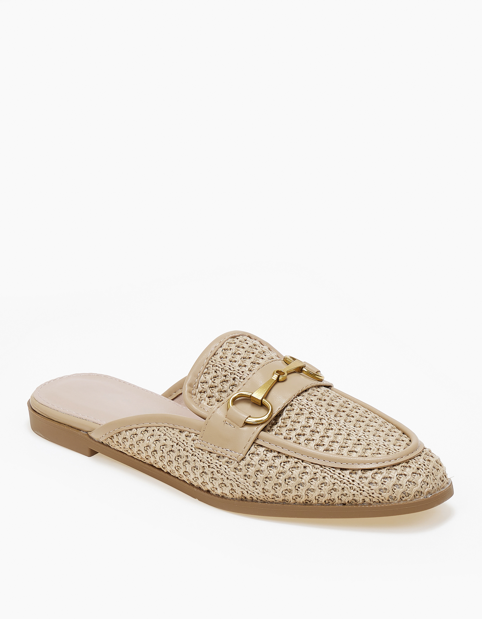 Loafers εξώφτερνα με ψάθινο σχέδιο - Πούρο