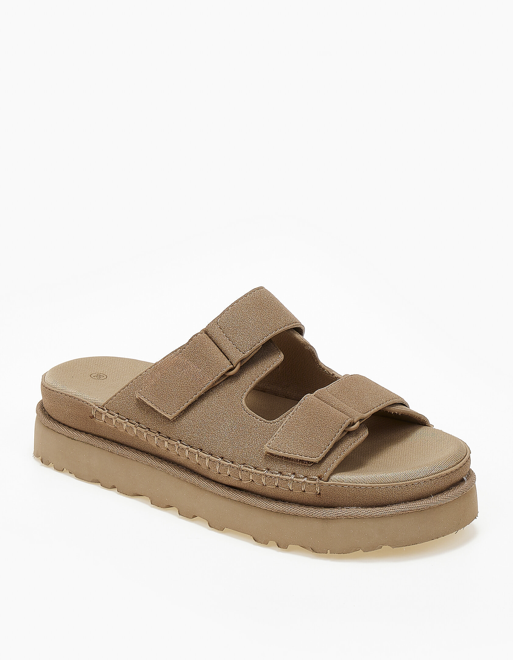 Issue Suede σανδάλια με λουράκια scratch - Πούρο