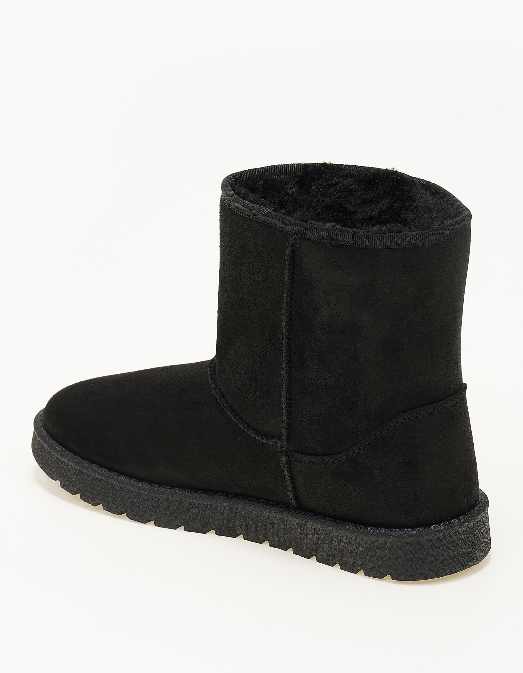 Μποτάκια με γούνα - Μαύρο φωτογραφία