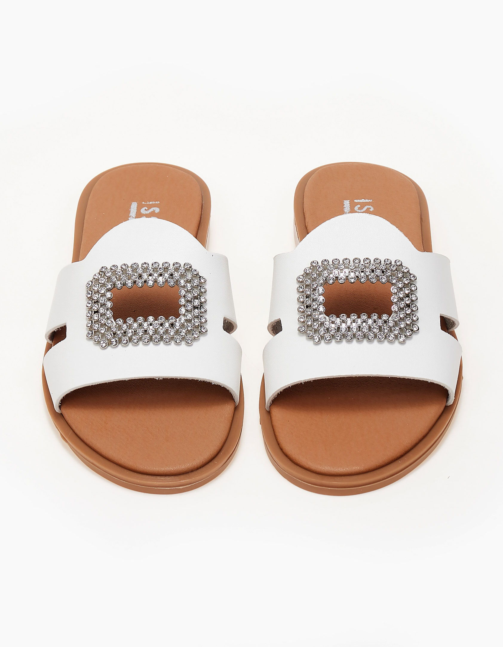 Issue Σανδάλια handmade in Greece με αγκράφα - Λευκό