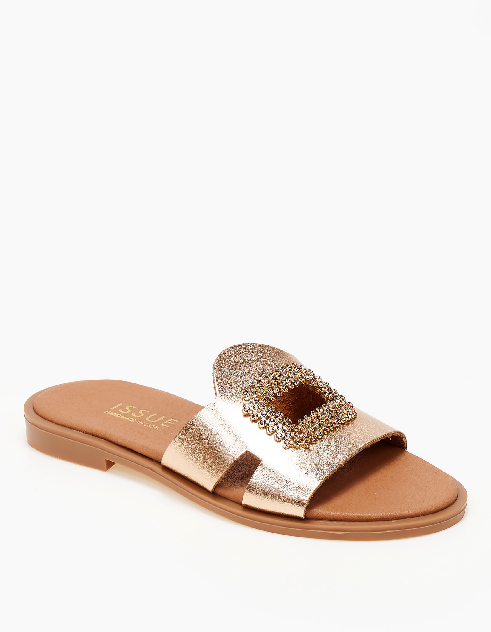 Σανδάλια handmade in Greece με αγκράφα - Χαλκός φωτογραφία