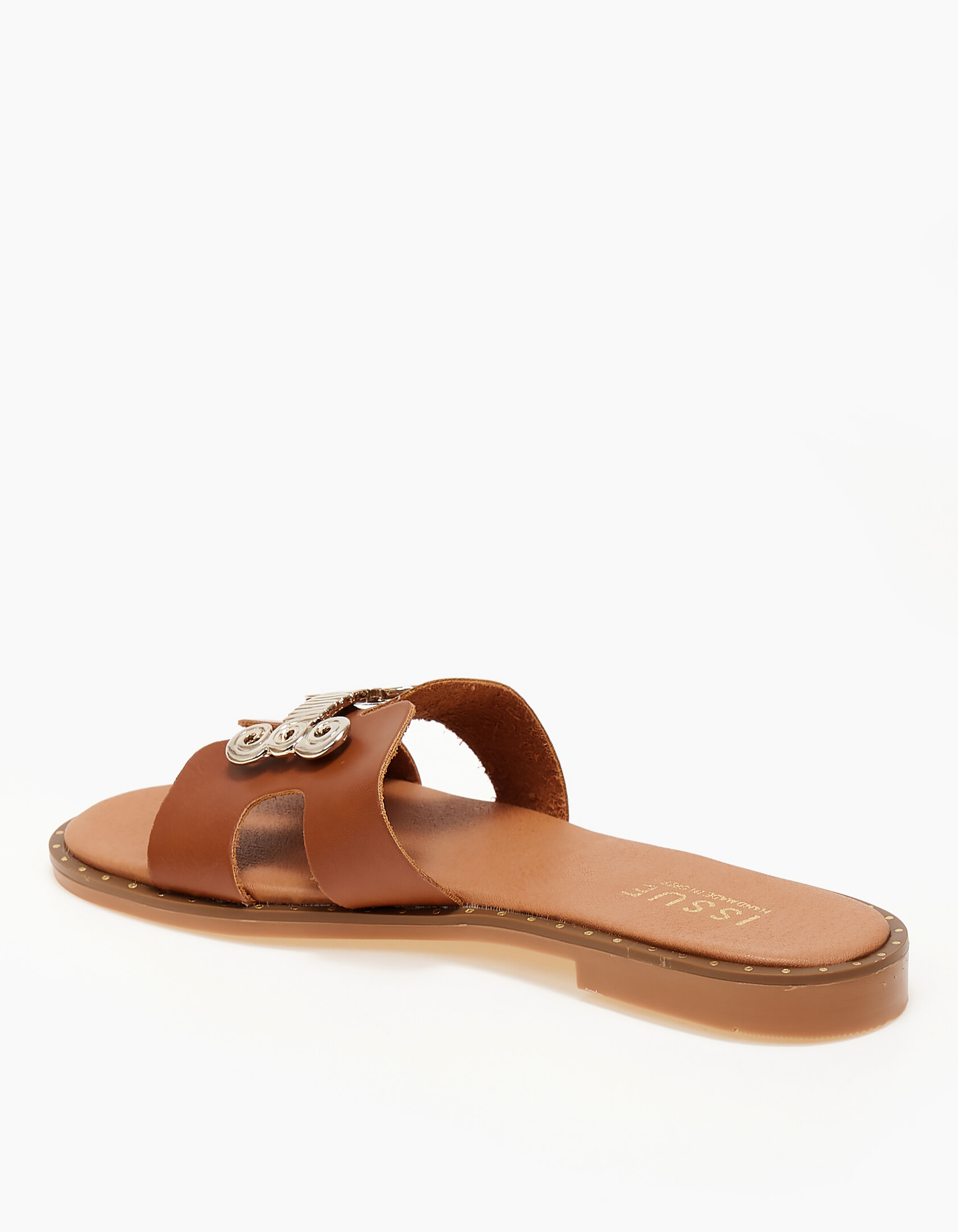 Φλατ σανδάλια handmade in Greece - Ταμπά φωτογραφία