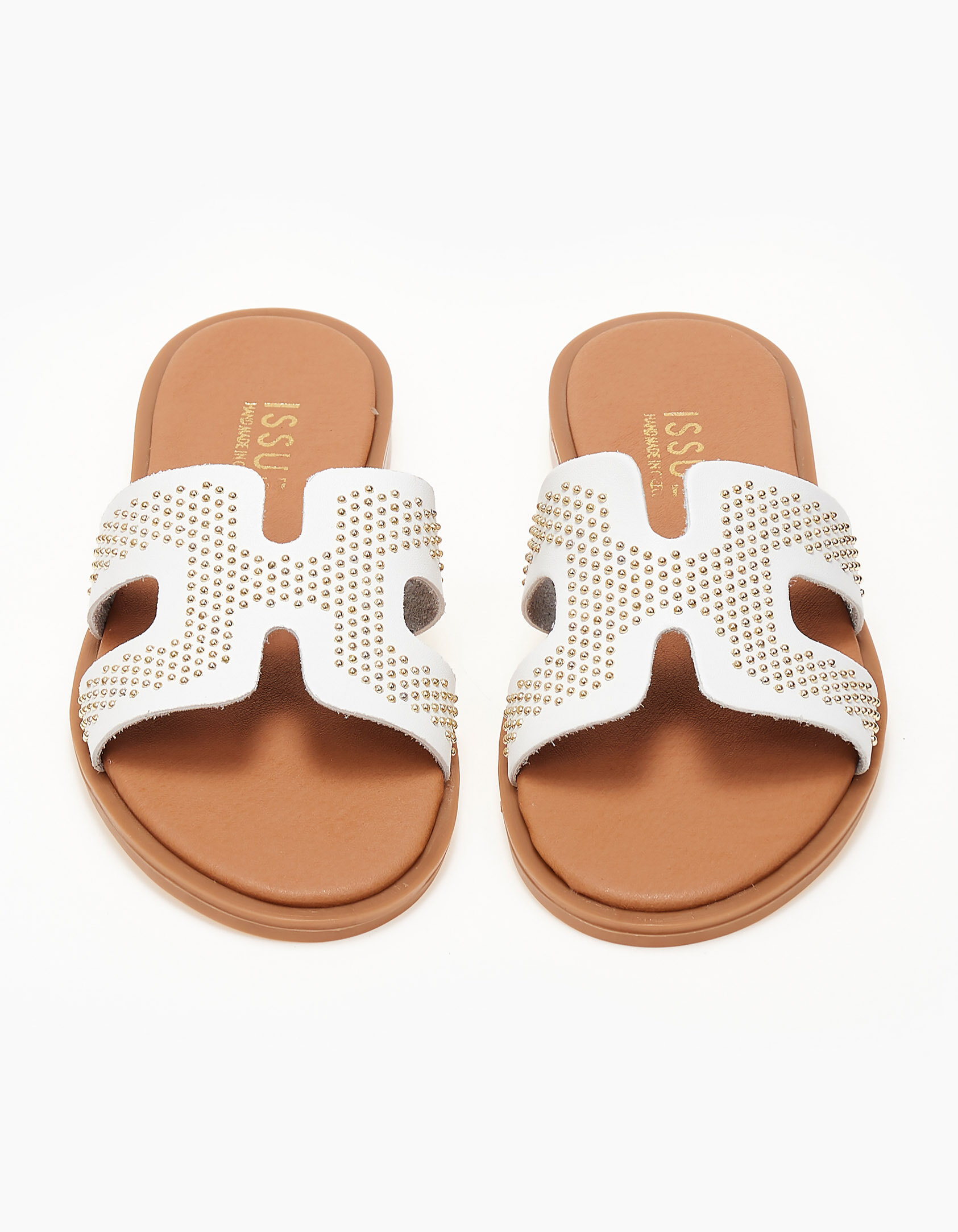 Σανδάλια ελληνικά με φάσα και μικρά τρουκς - Λευκό