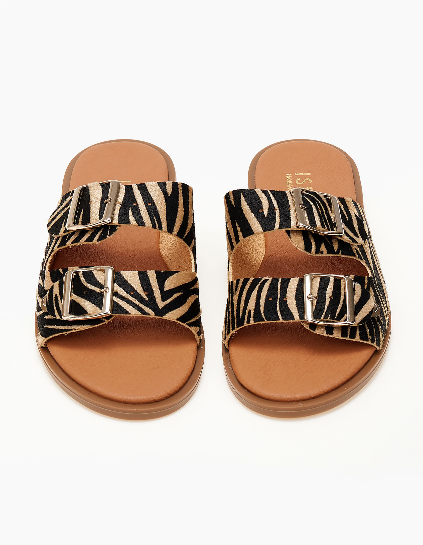 Σανδάλια ελληνικής κατασκευής με ρυθμιζόμενα ζωνάκια - Λεοπάρ