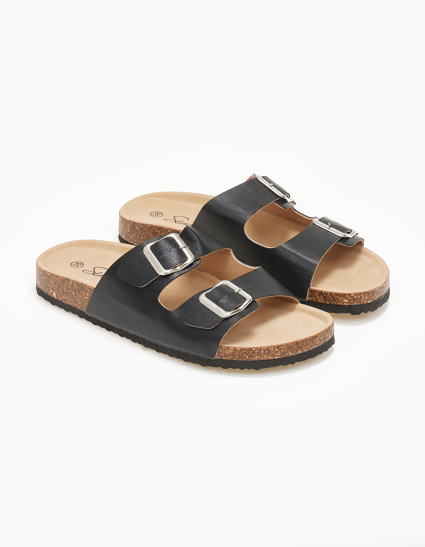 Sliders με διπλή φάσα - Μαύρο