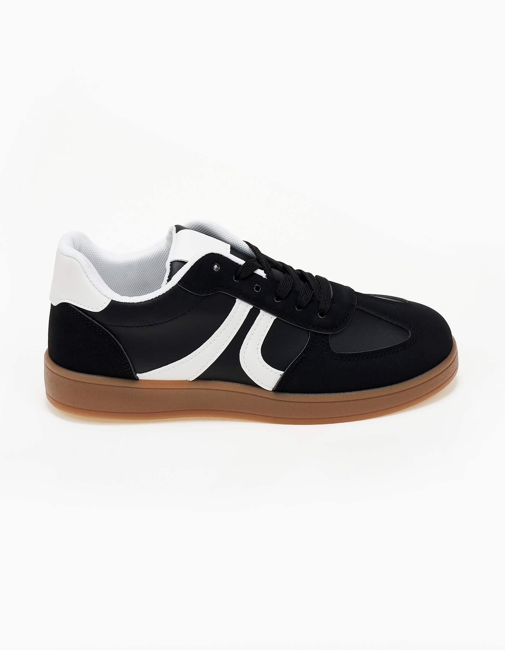 Γυναικεία χαμηλά sneakers - Μαύρο φωτογραφία