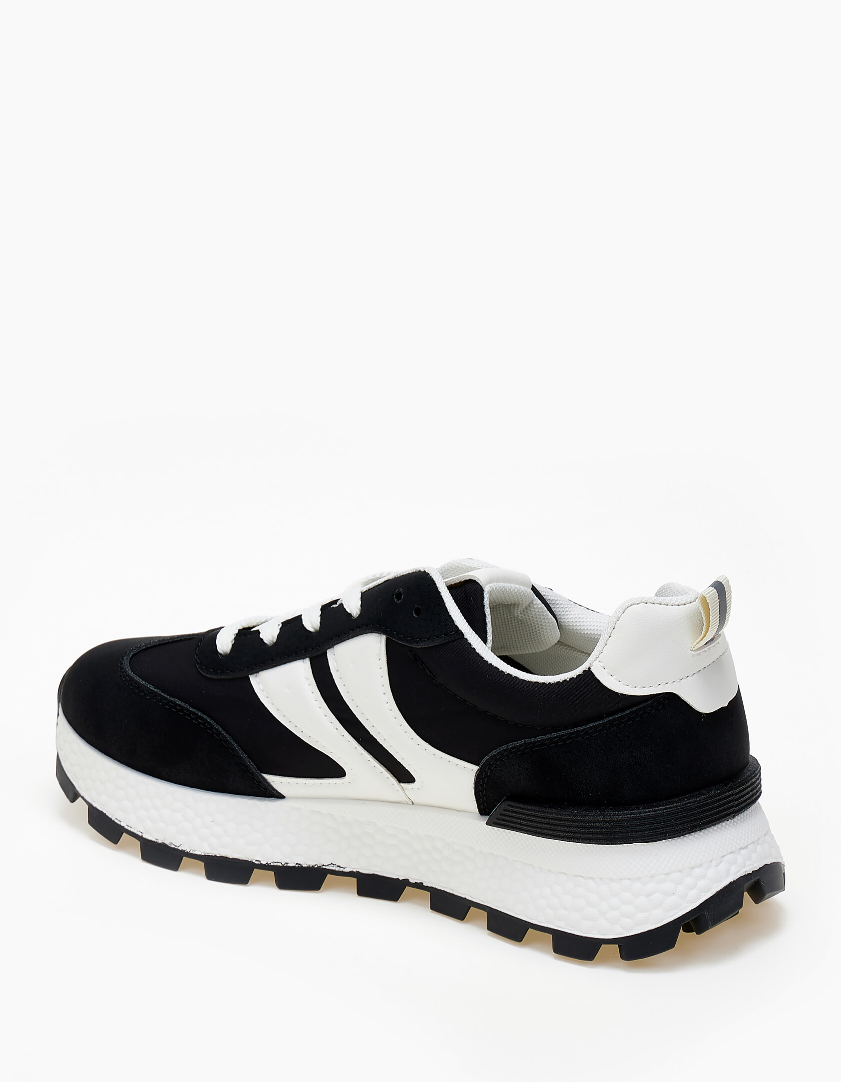 Γυναικεία sneakers με διχρωμία - Μαύρο φωτογραφία