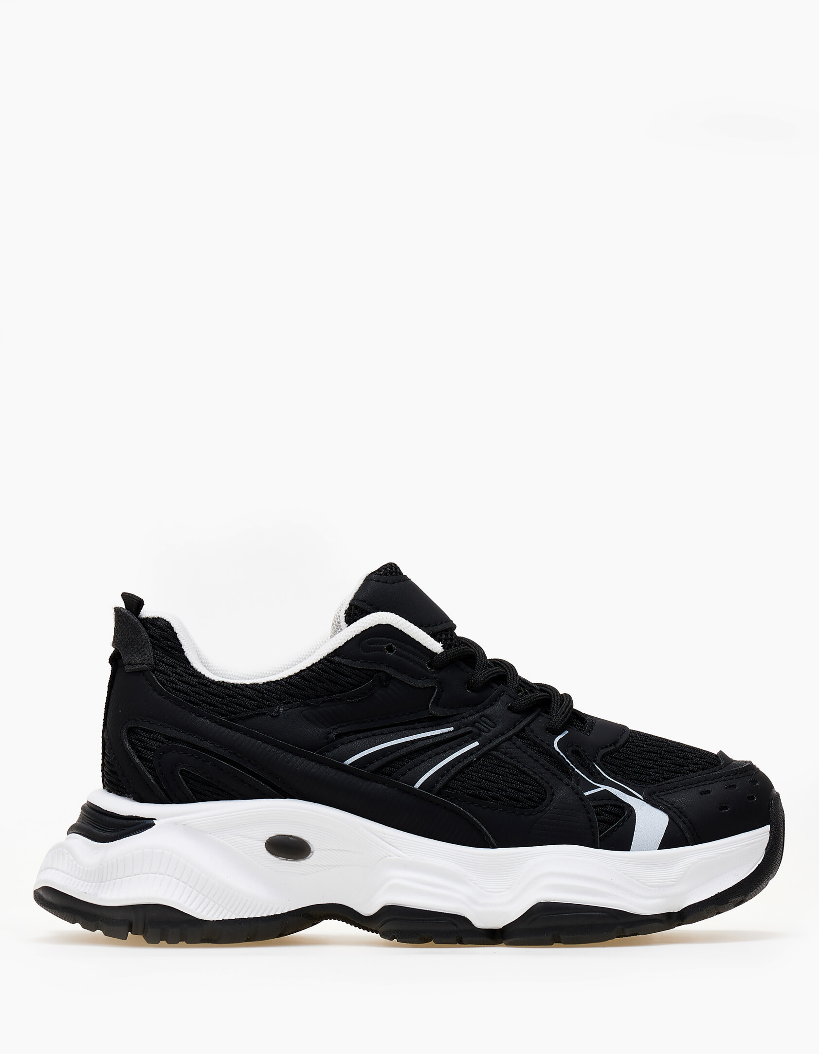Issue Γυναικεία sneakers chunky με ιδιαίτερη σόλα - Μαύρο