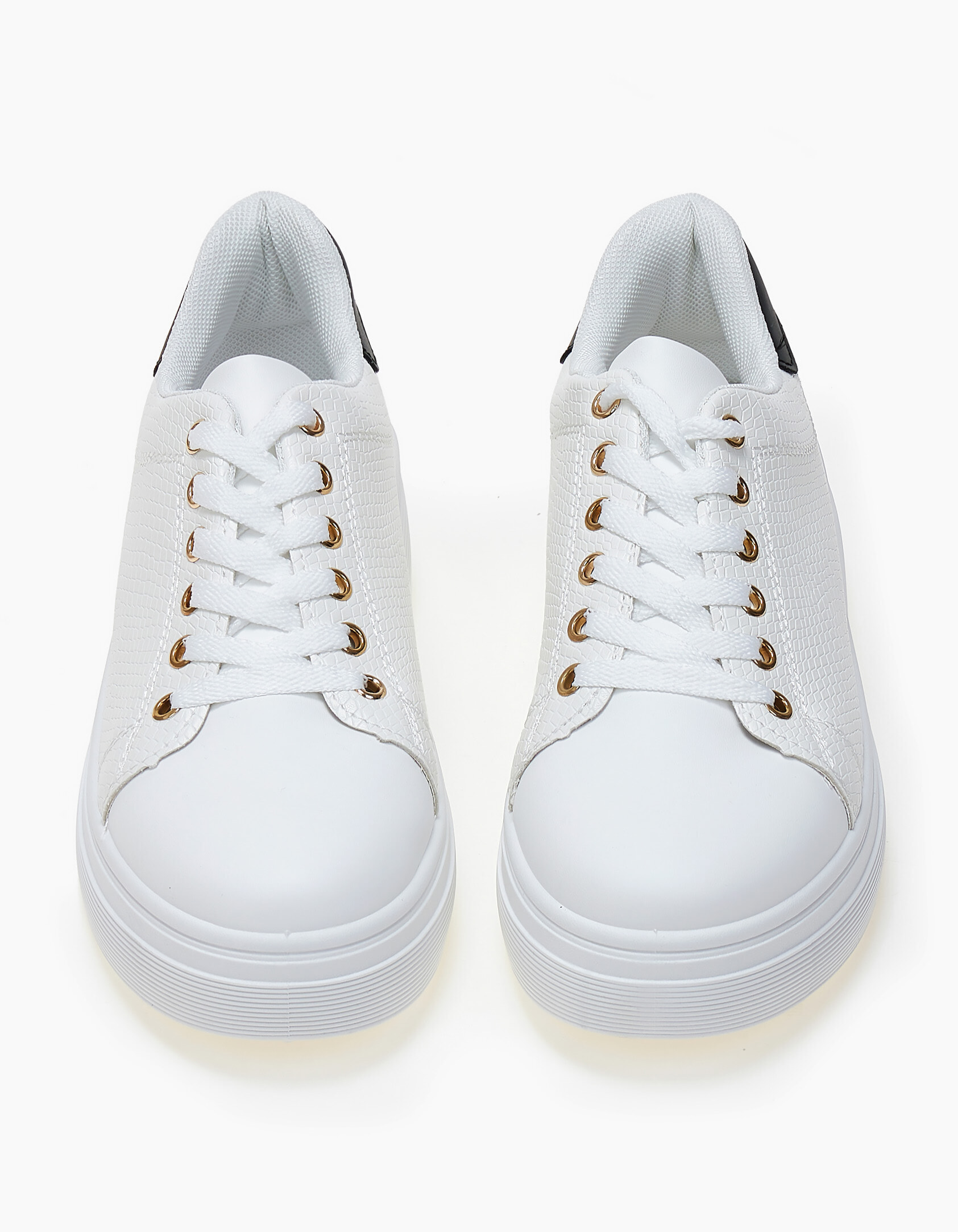 Γυναικεία sneakers δίσολα - Μαύρο-Λευκό φωτογραφία