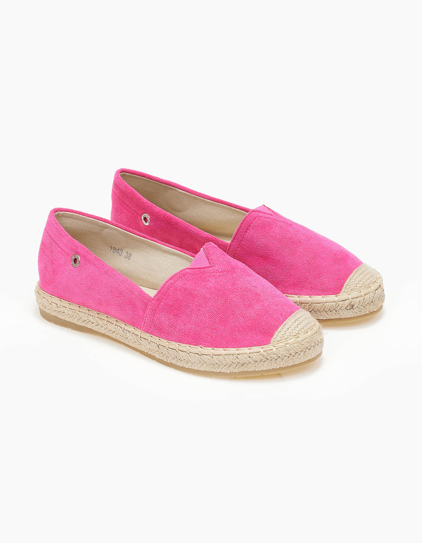 Εσπαντρίγιες με suede υφή - Φούξια