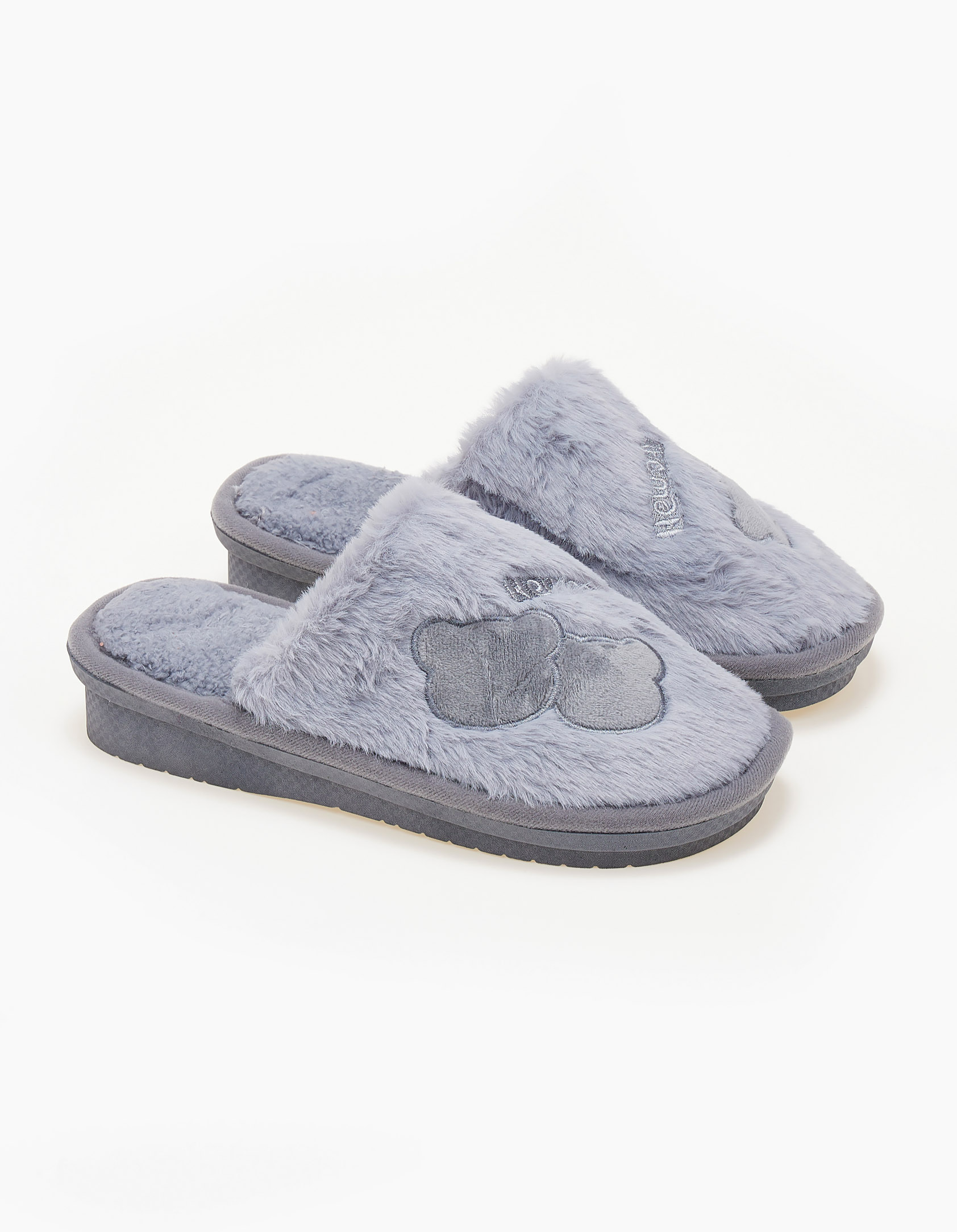 Γυναικείες παντόφλες - Γκρι