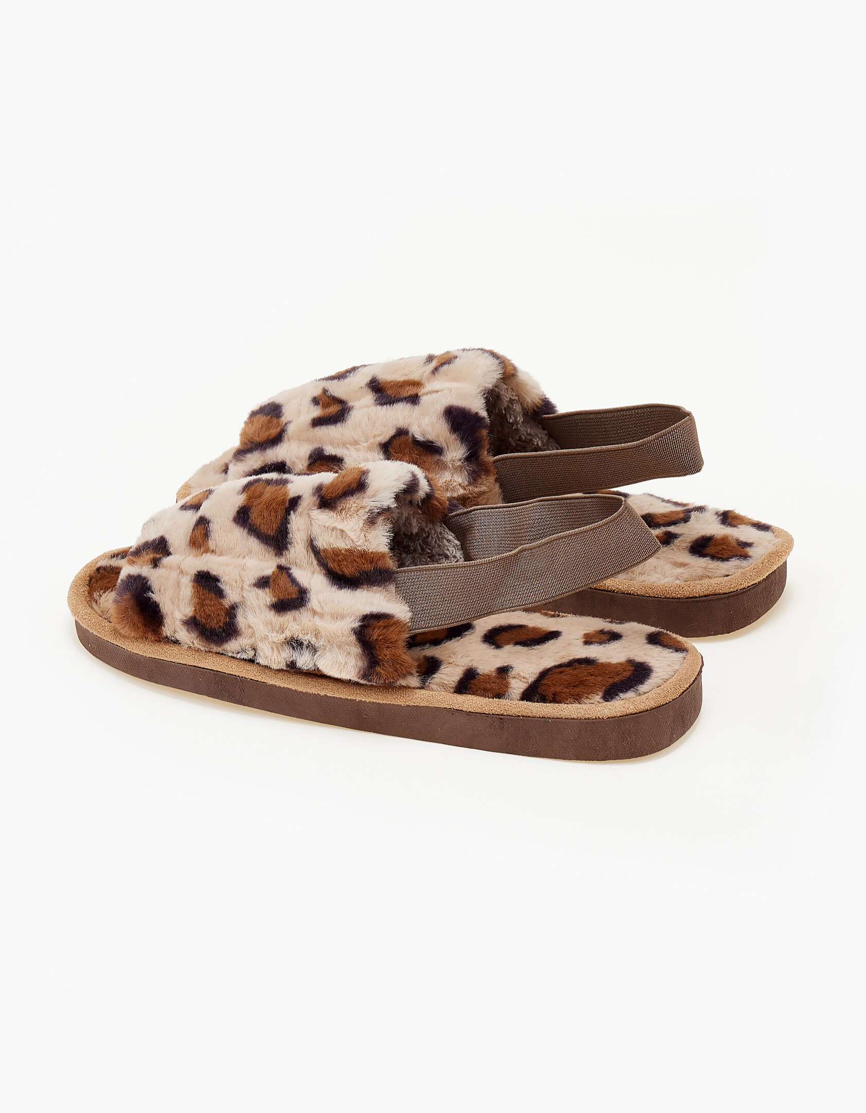 Γυναικείες παντόφλες - Λεοπάρ φωτογραφία