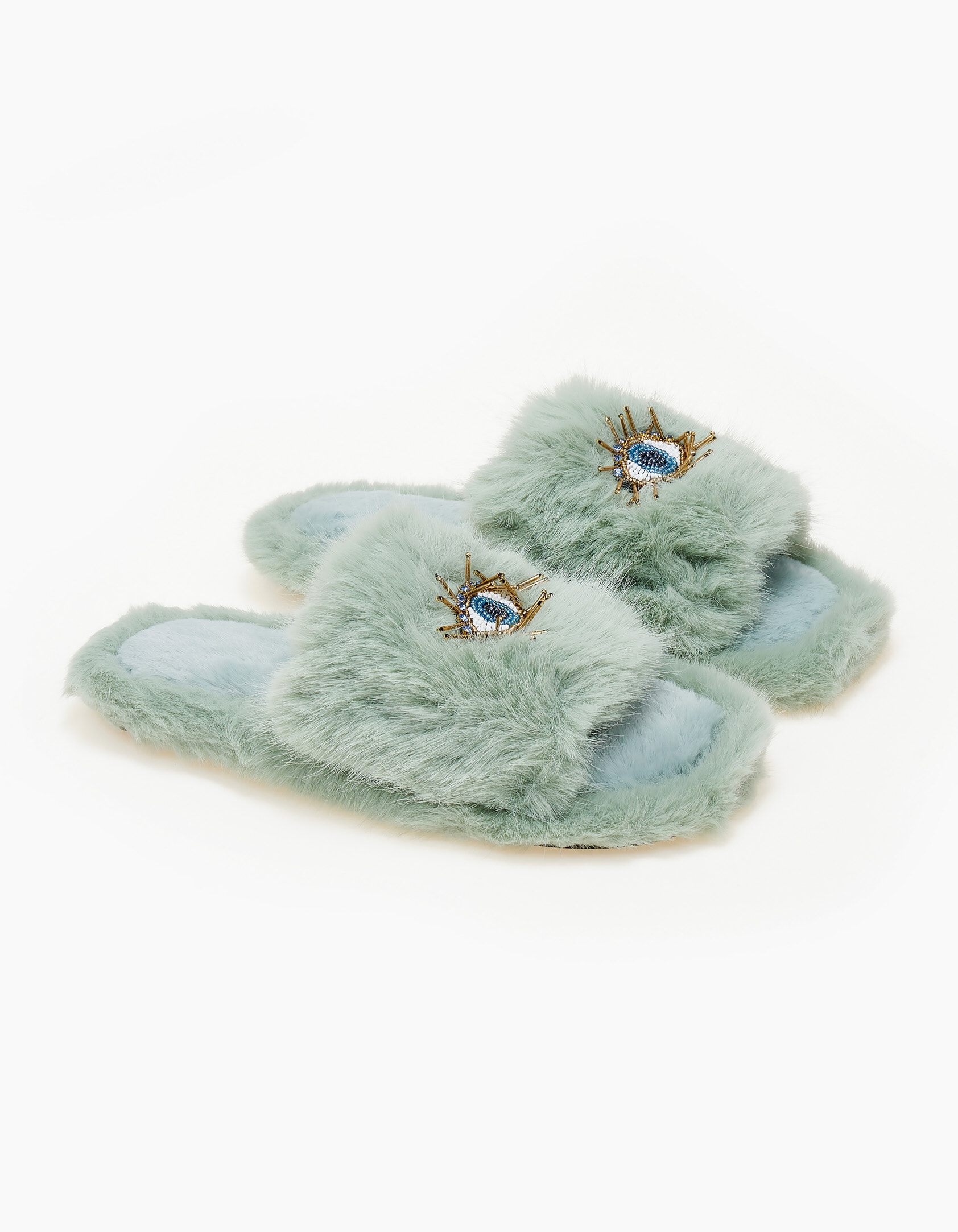 Γυναικείες παντόφλες - Πράσινο