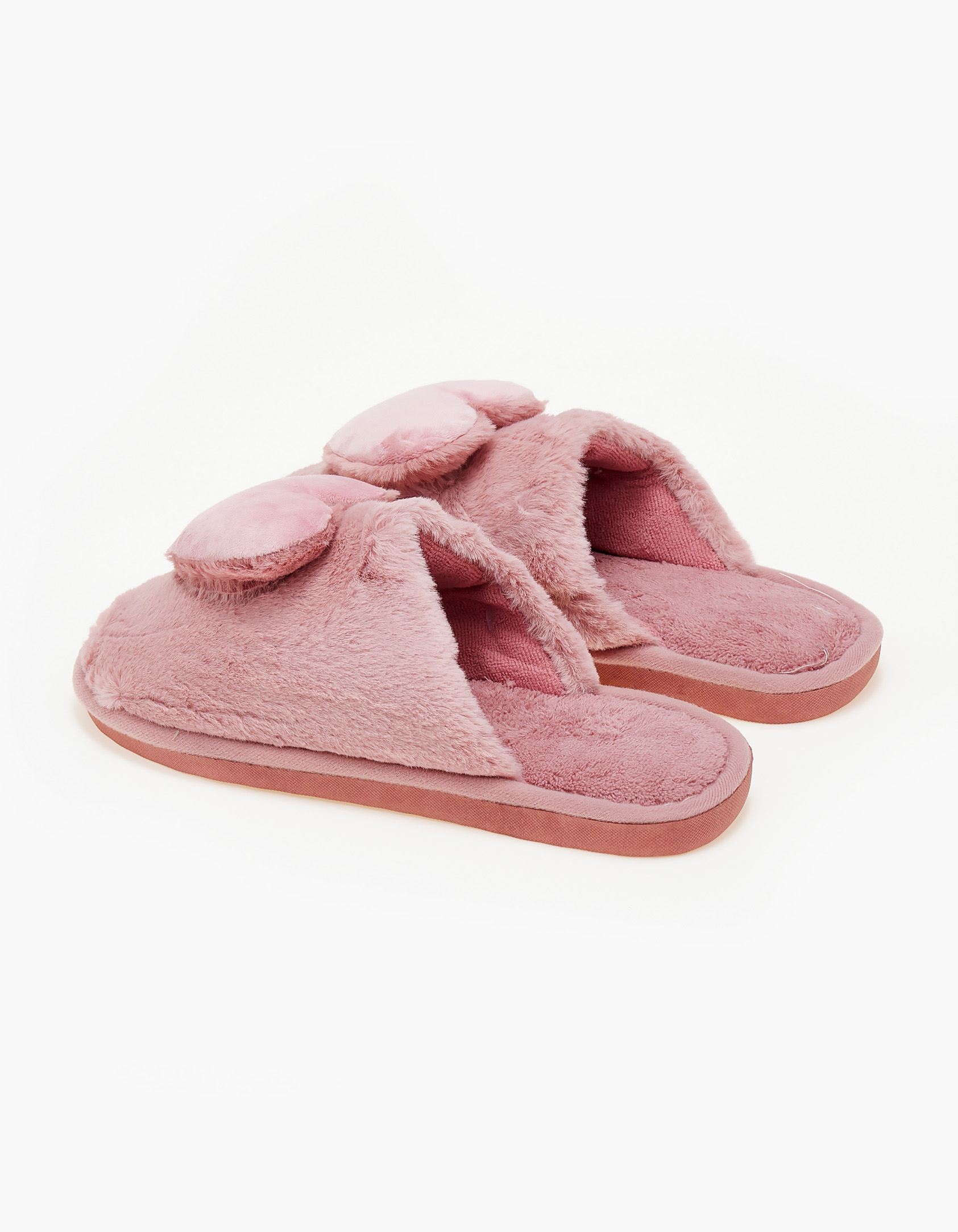 Γυναικείες παντόφλες καρδιά - Ροζ φωτογραφία