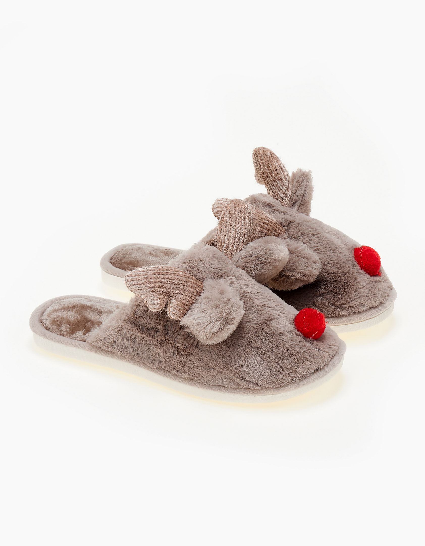 Γυναικείες παντόφλες ταρανδάκια - Πούρο