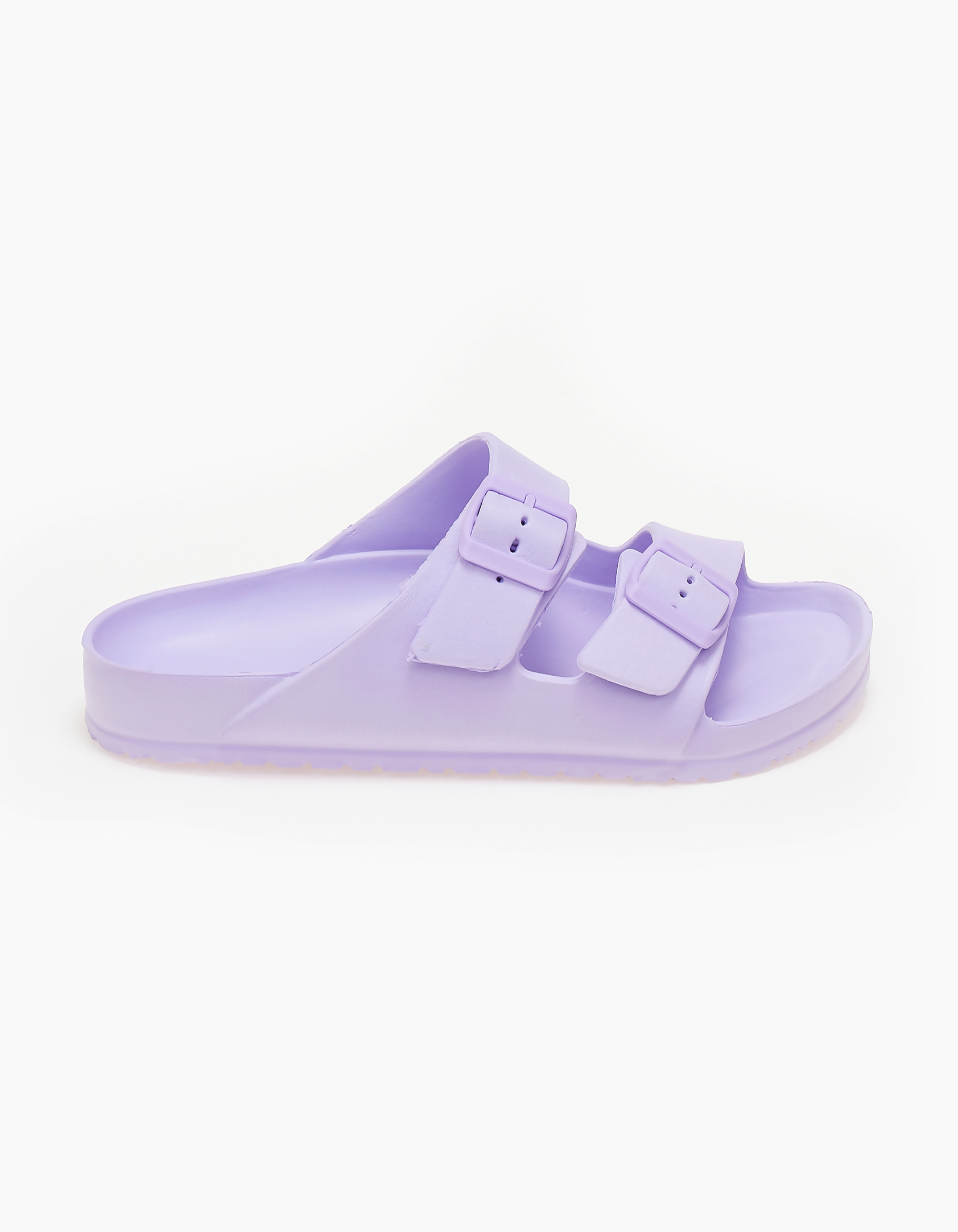 Γυναικείες σαγιονάρες με δύο τοκάδες - Λιλά φωτογραφία