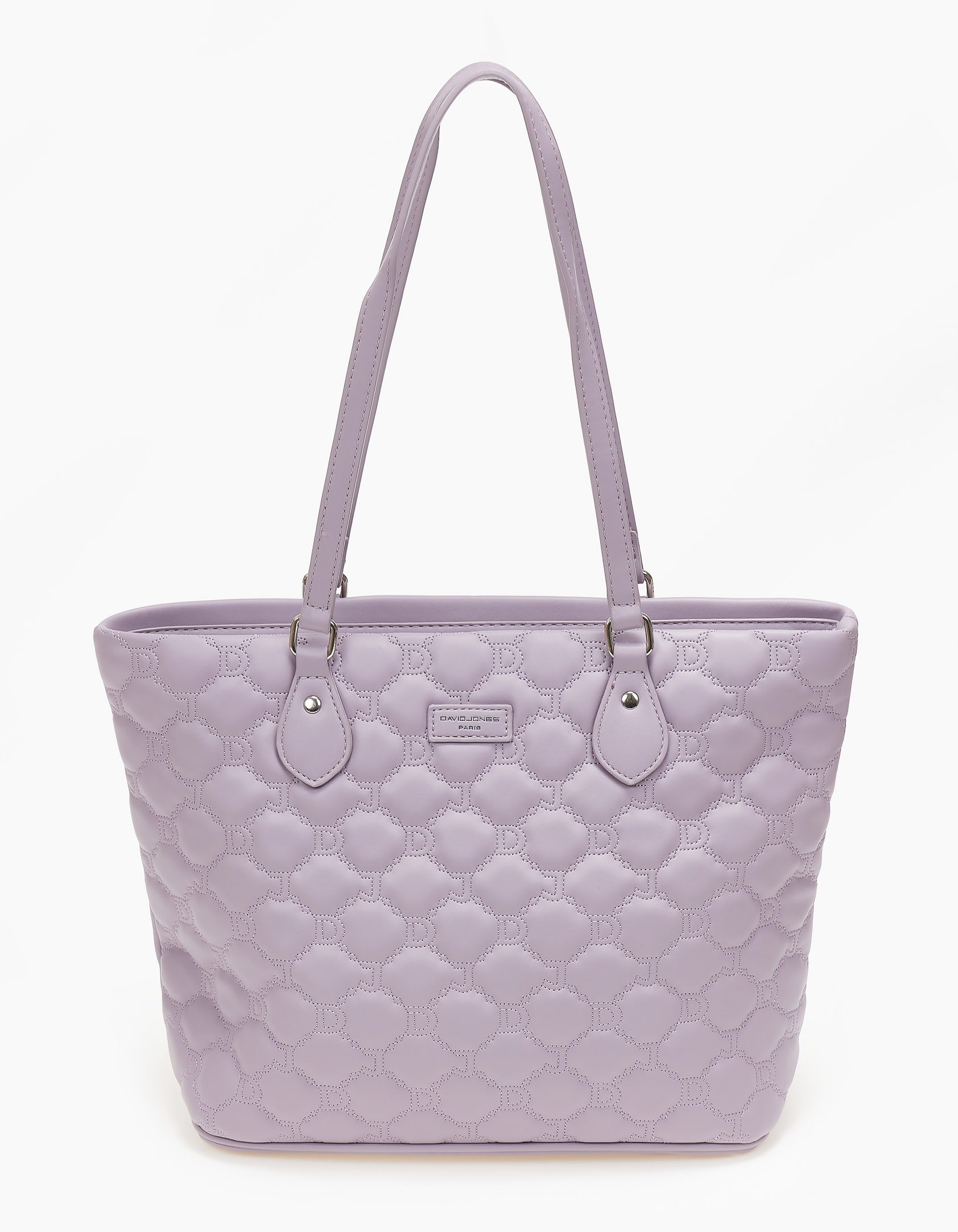 Issue Τσάντα ώμου με καπιτονέ υφή - Λιλά