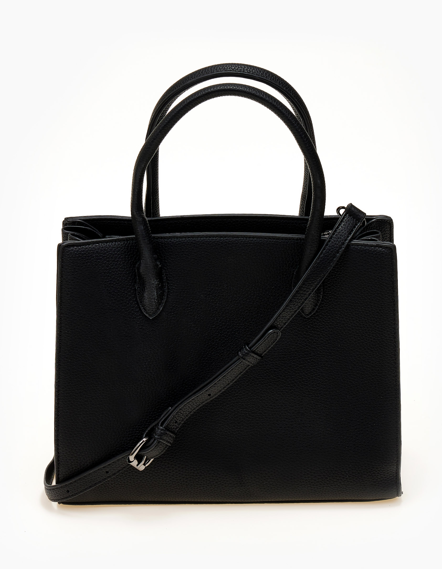 Τσάντα χειρός και ώμου - χιαστί - Μαύρο φωτογραφία