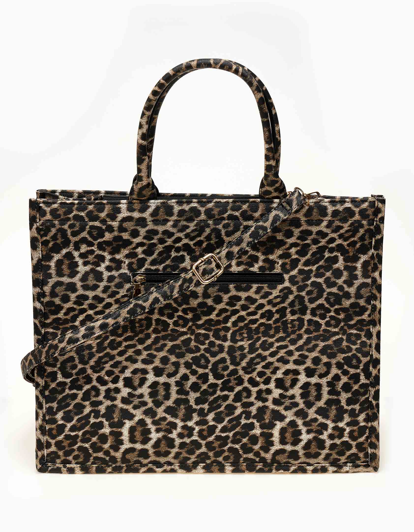 Τσάντα χειρός και ώμου με leopard print - Λεοπάρ φωτογραφία