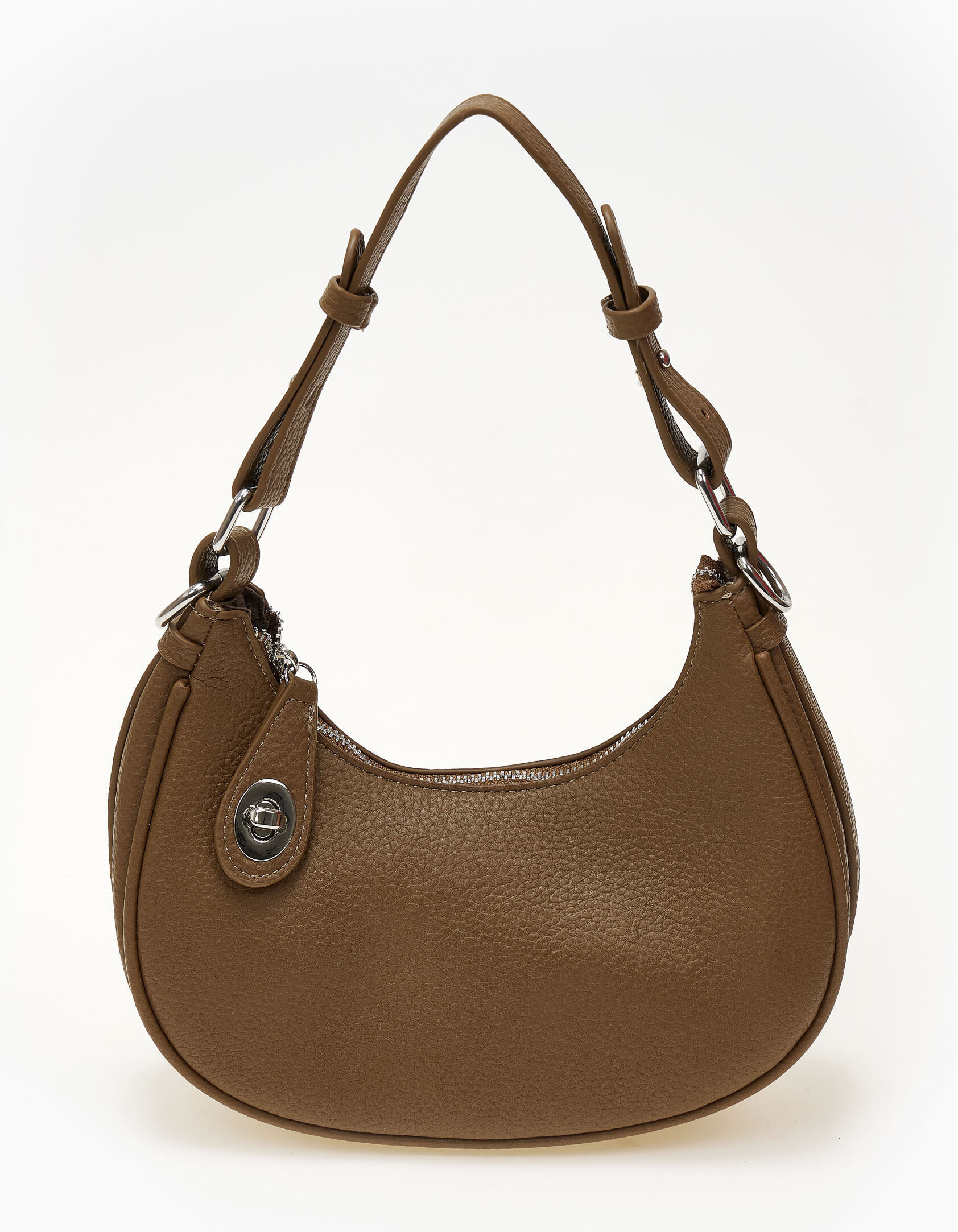 Issue Τσαντα ώμου χιαστί με ανάγλυφη υφή - Πούρο