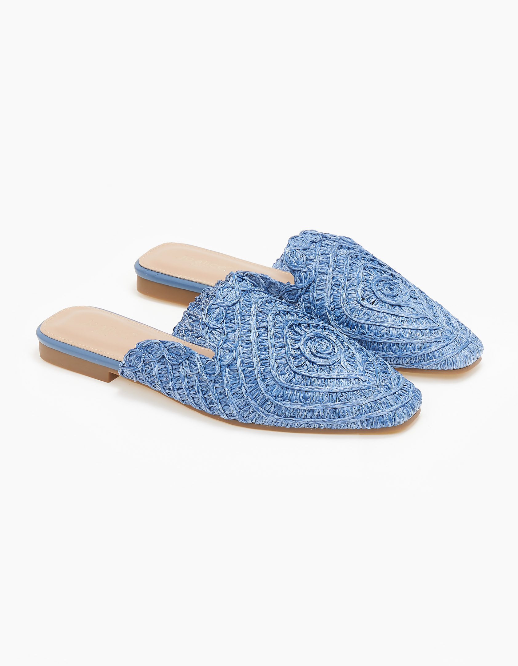 Loafers με πλεκτο σχέδιο - Μπλε
