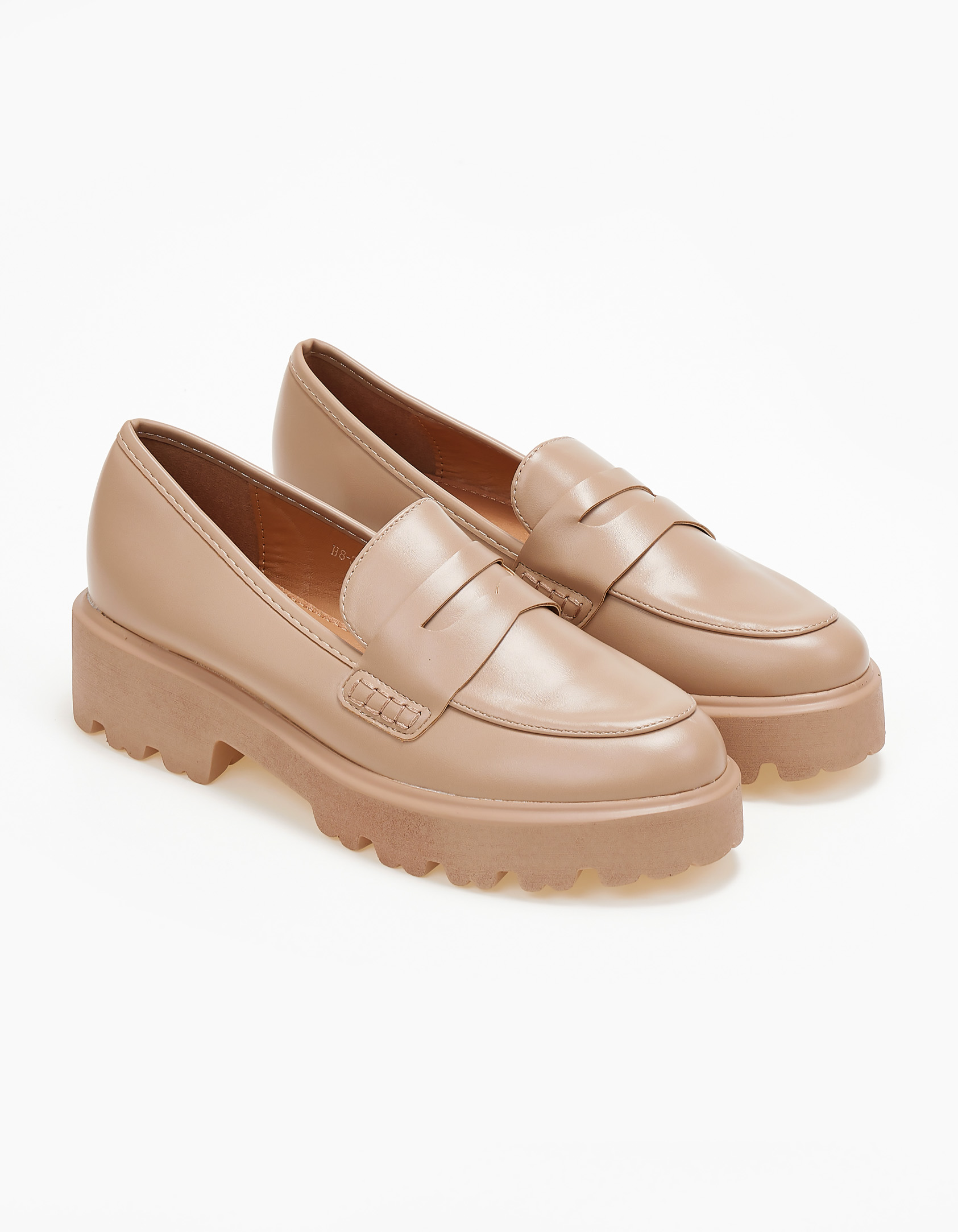 Loafers με τρακτερωτή σόλα - Πούρο