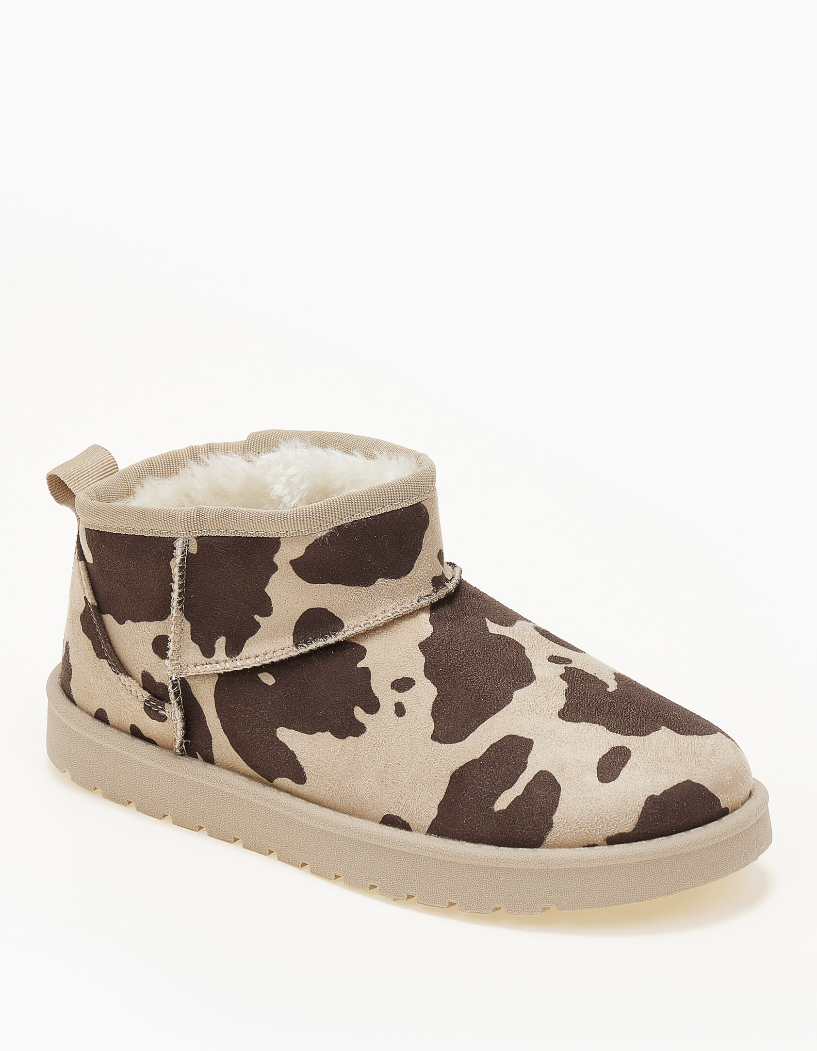 Issue -  Μποτάκια suede με επένδυση - Cow