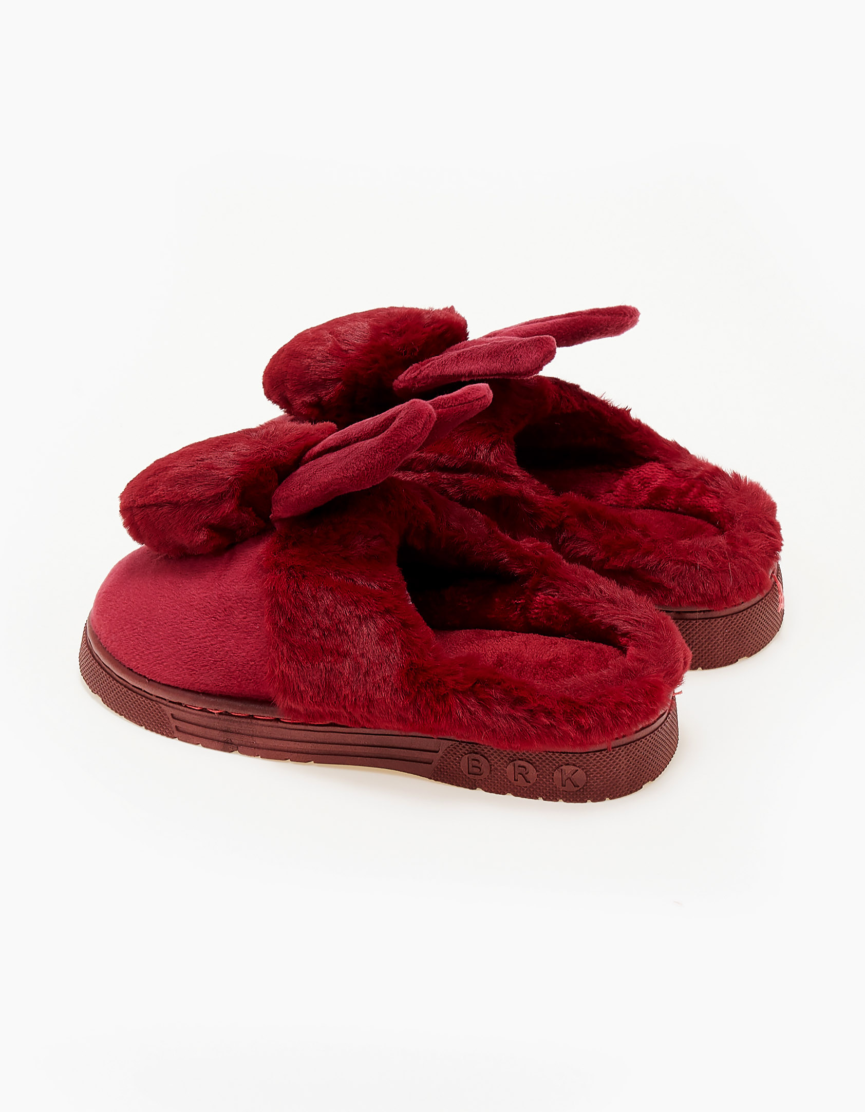 Παιδικές παντόφλες - Μπορντώ φωτογραφία