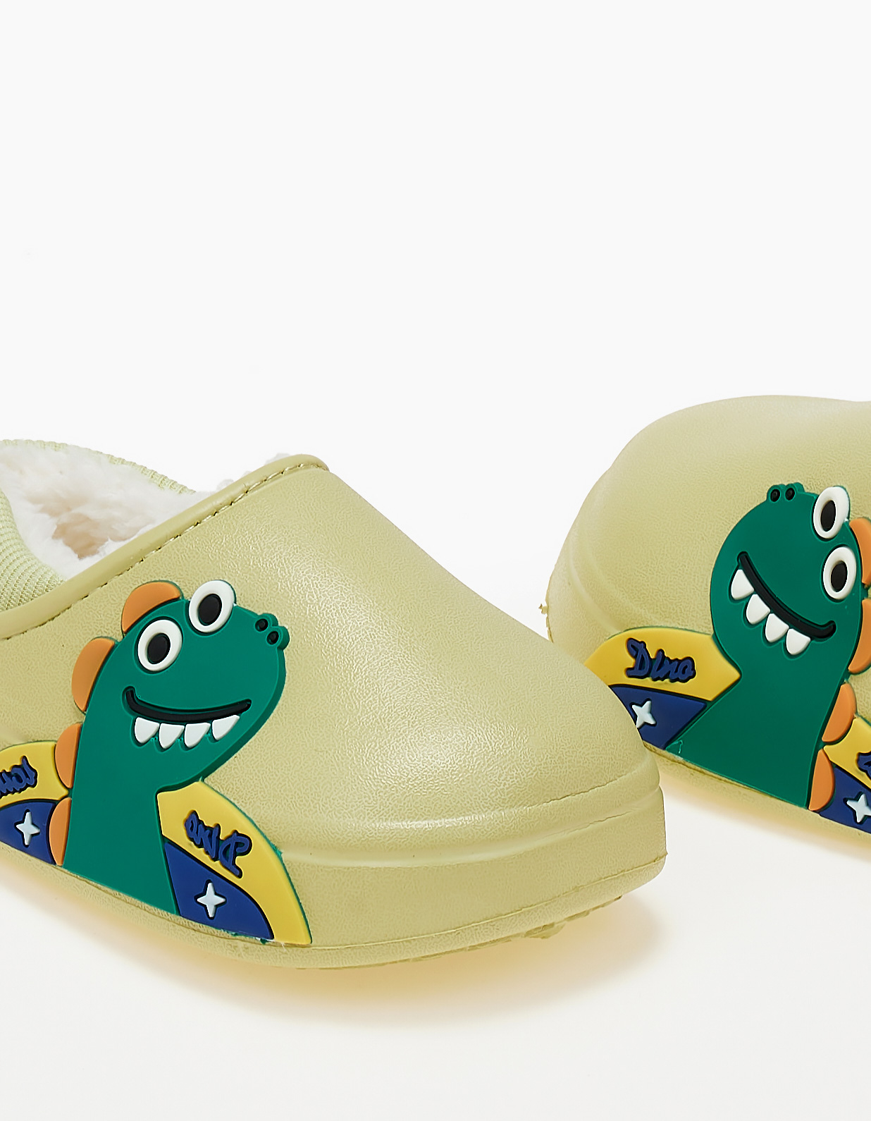 Παιδικές παντόφλες ζωάκια - Πράσινο φωτογραφία