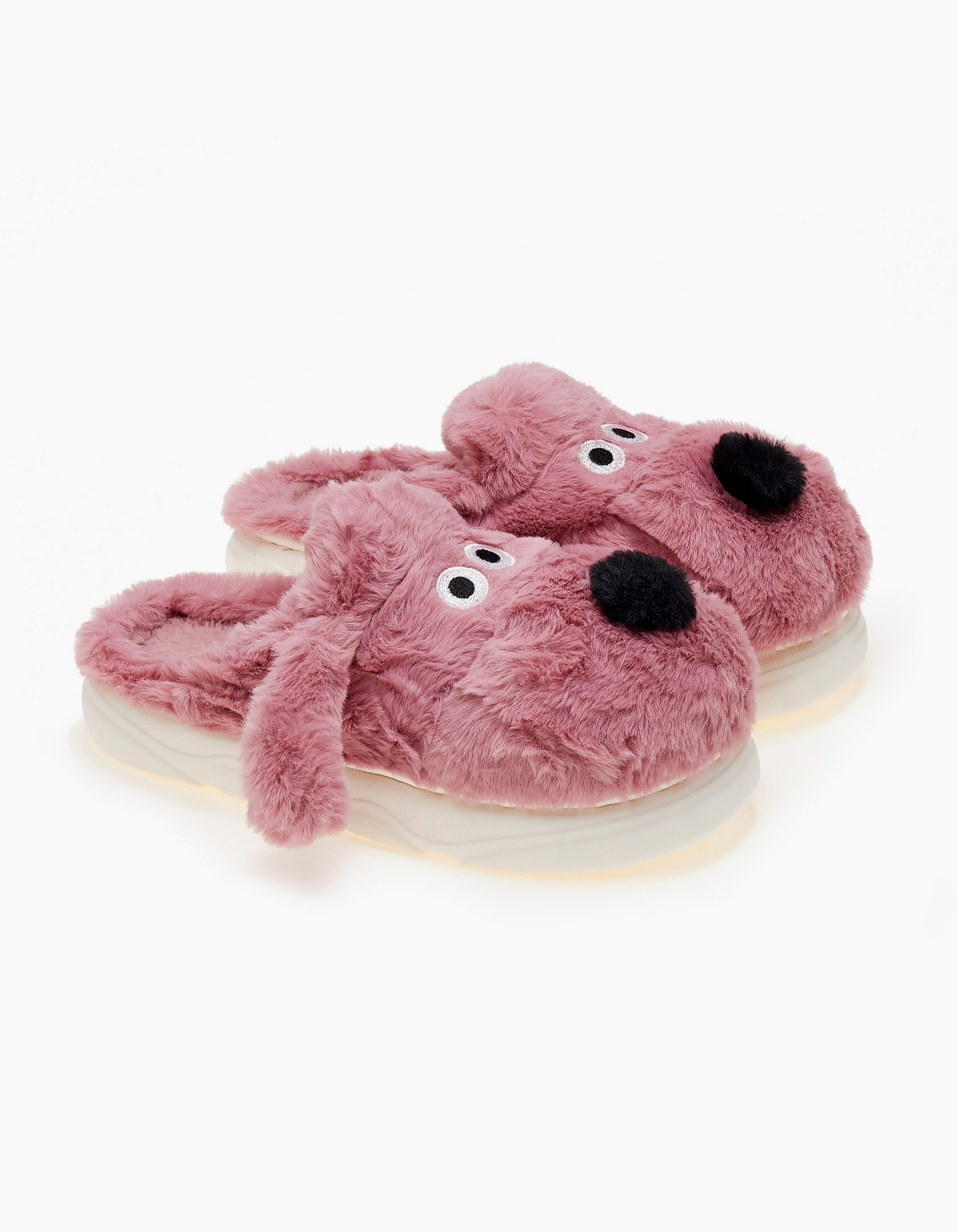 Παντόφλες σκυλάκια - Ροζ