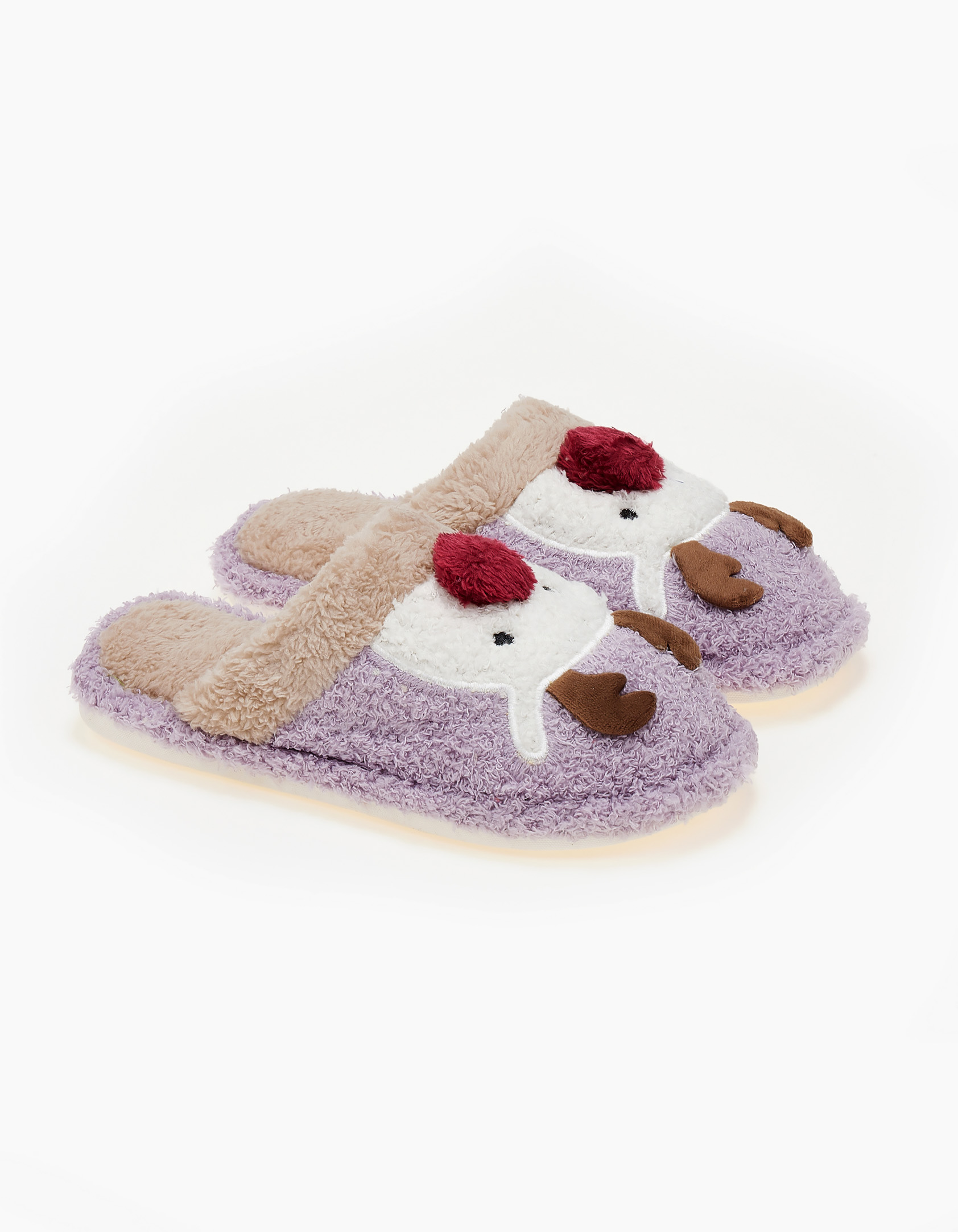 Issue Παντόφλες ταρανδάκια - Μωβ